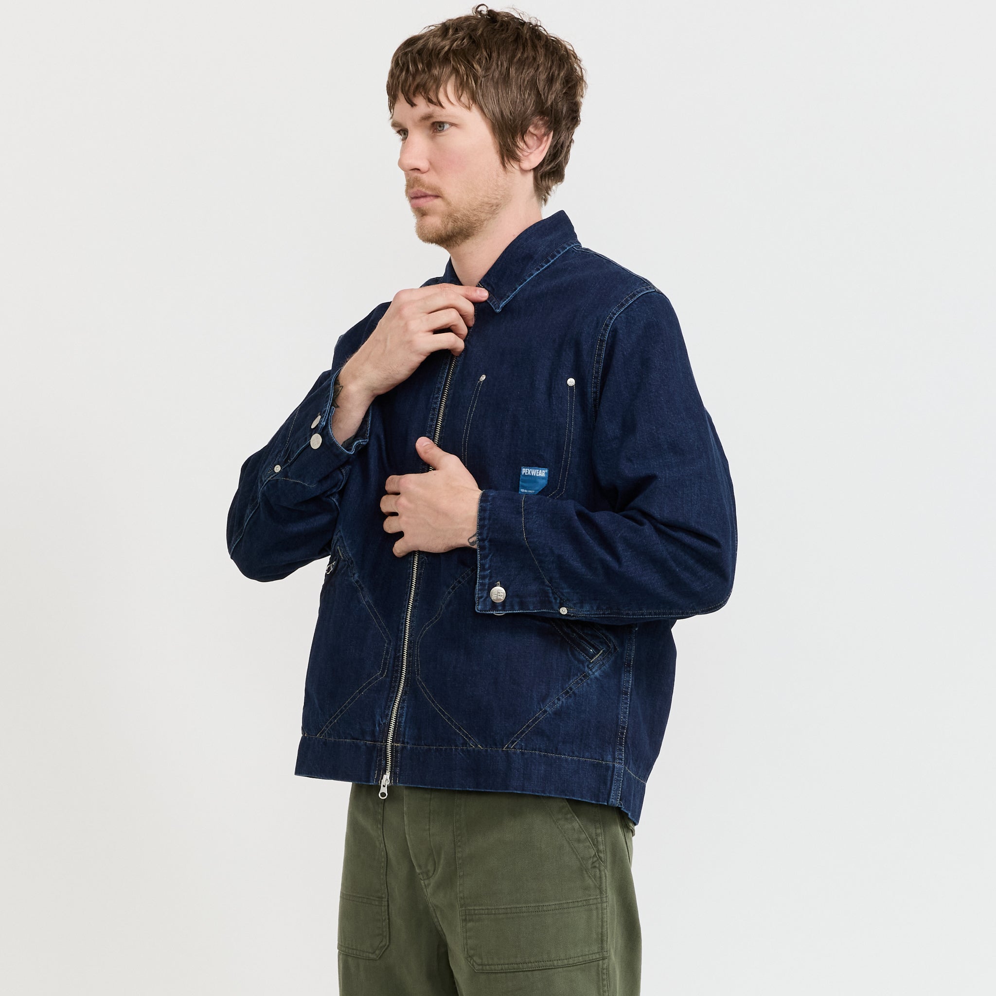 Mechanics Jacket Indigo Denim