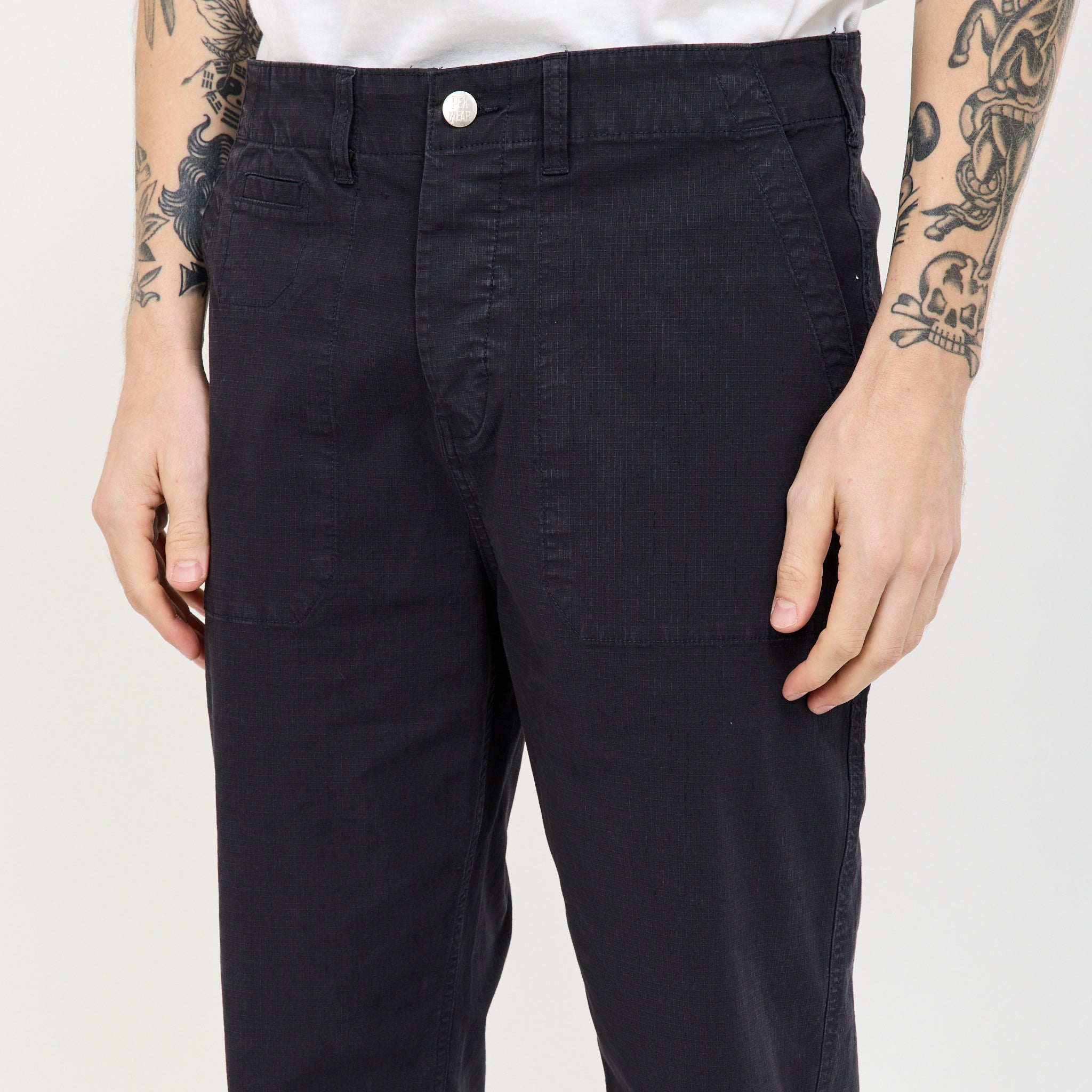 Stewards Trousers Blue Black Cord