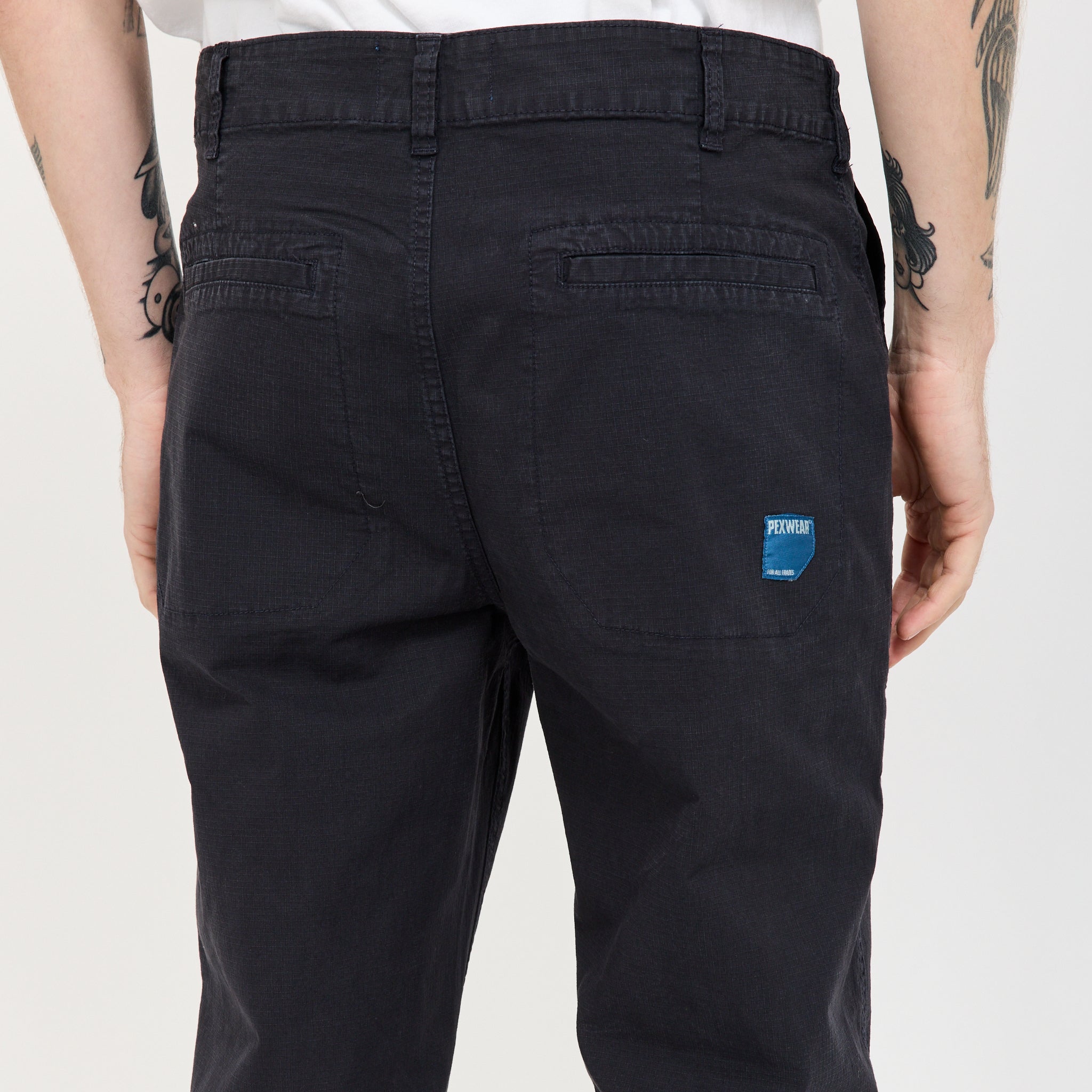 Stewards Trousers Blue Black Cord