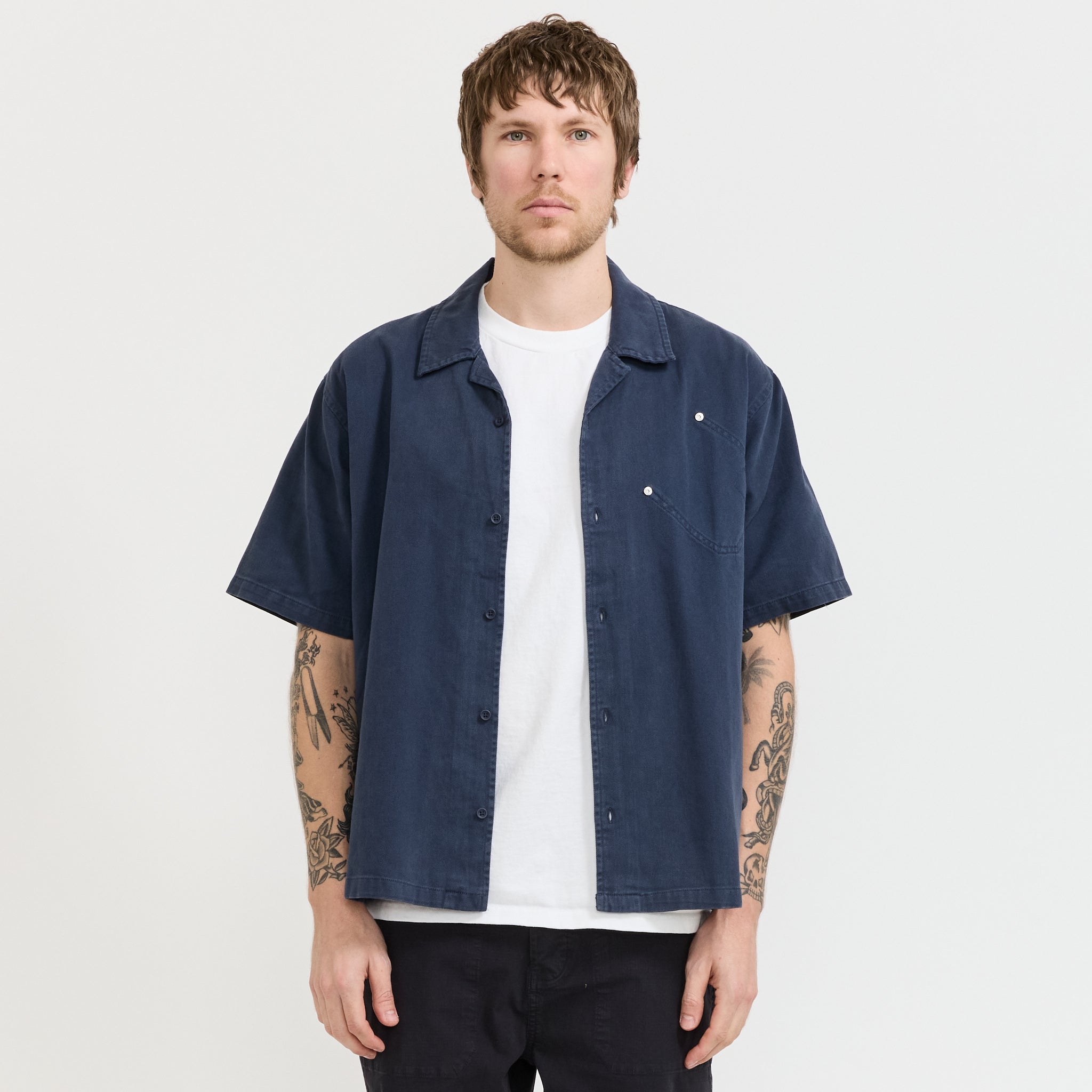 Tradesman Shirt Blue Twill