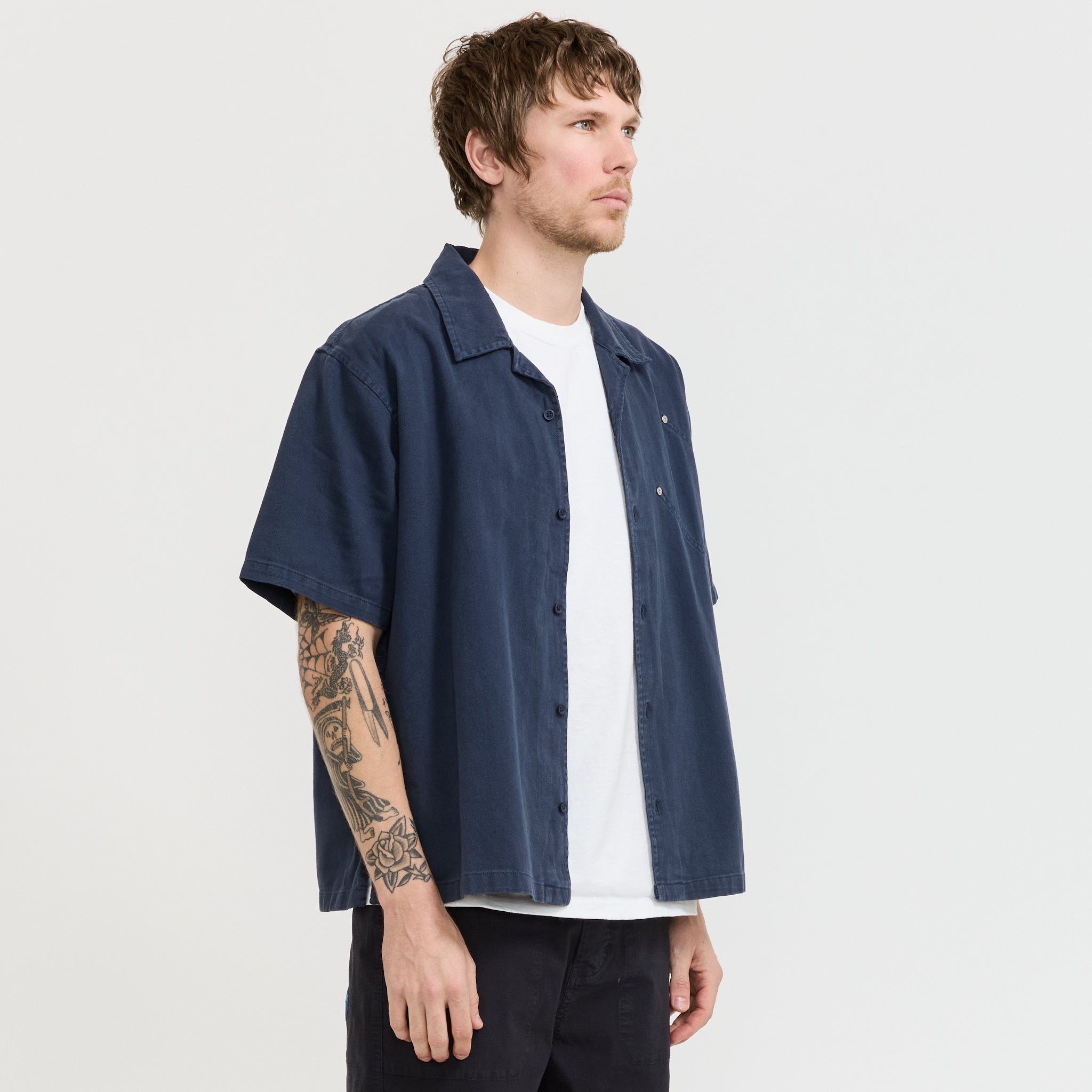 Tradesman Shirt Blue Twill