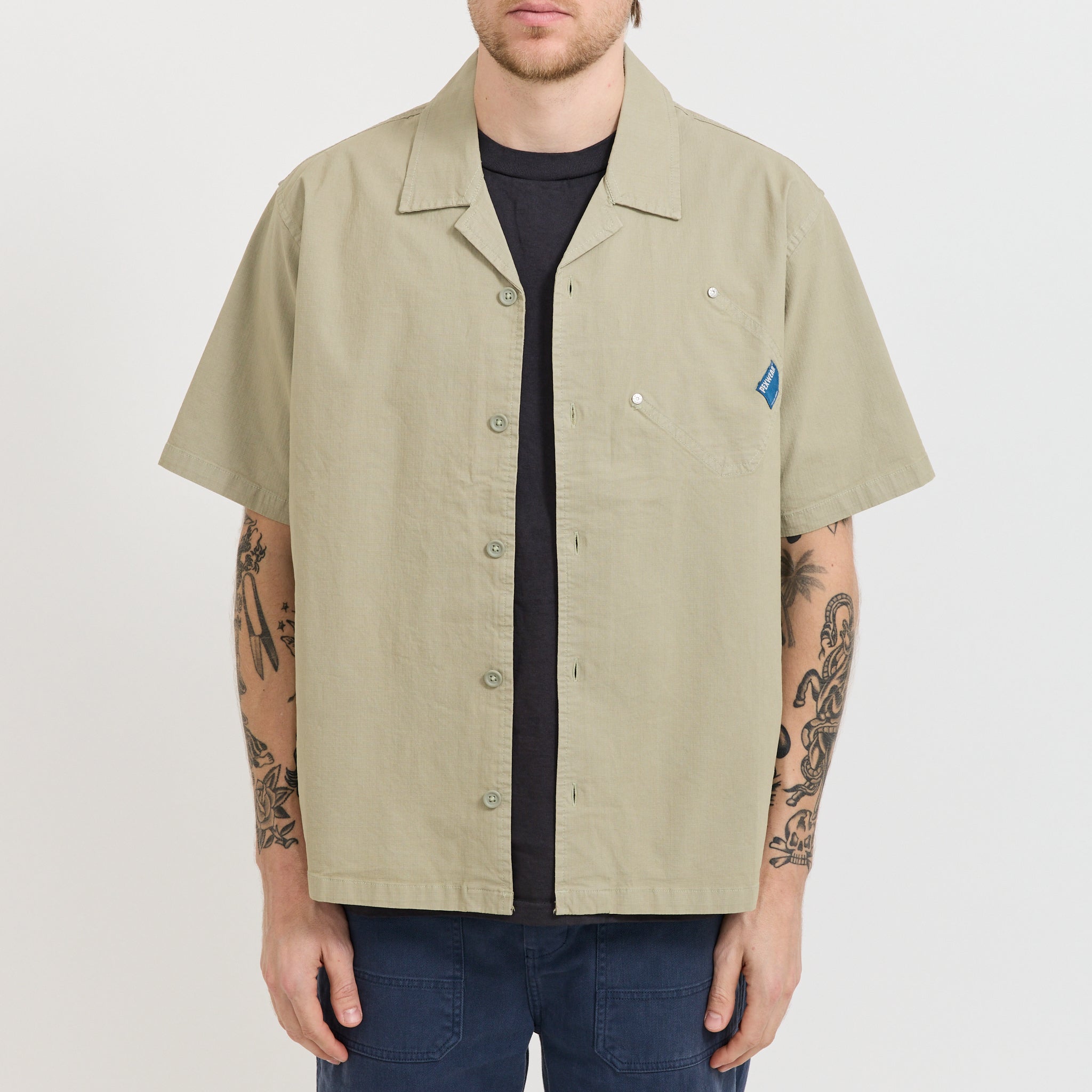 Tradesman Shirt Faun Green Ripstop