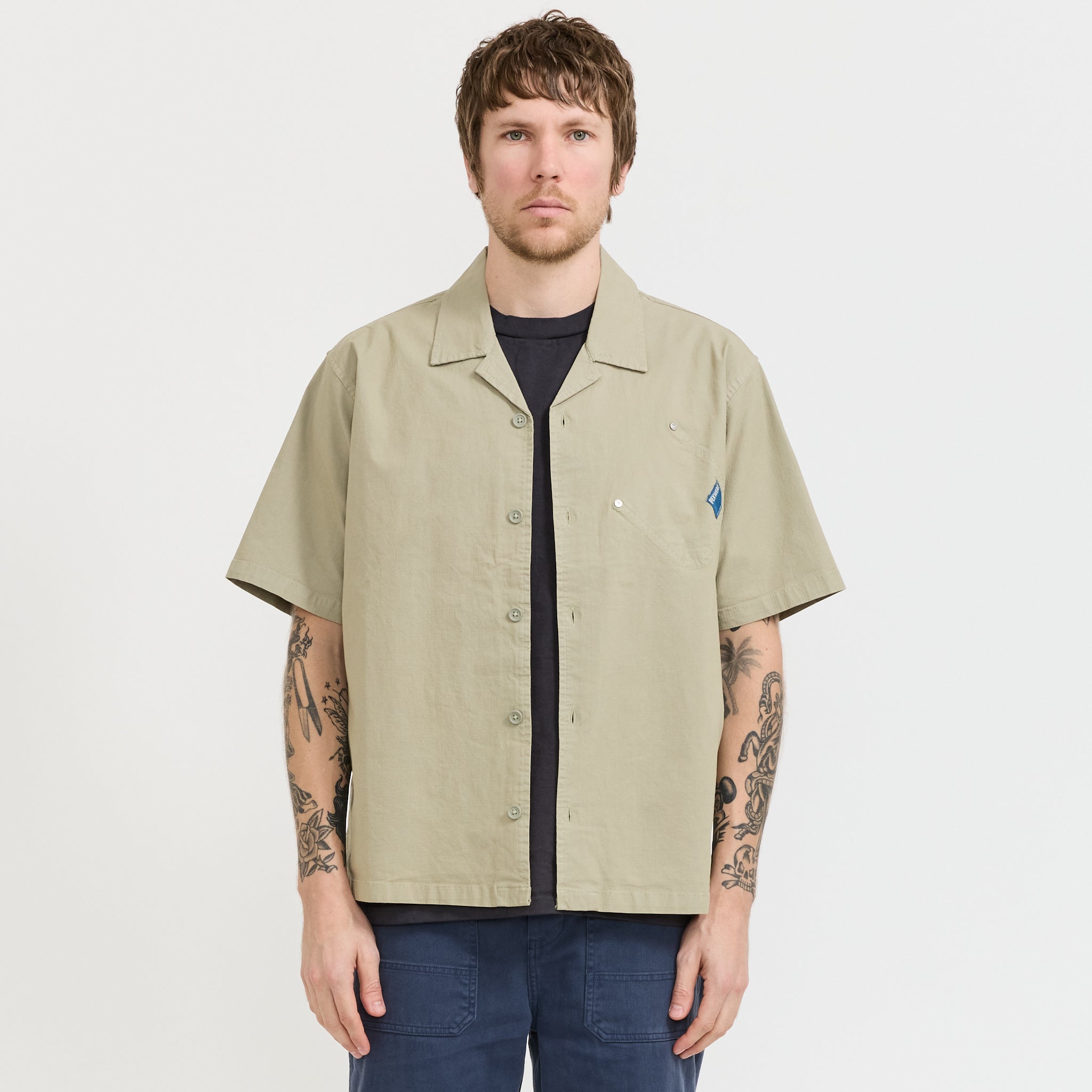 Tradesman Shirt Faun Green Ripstop
