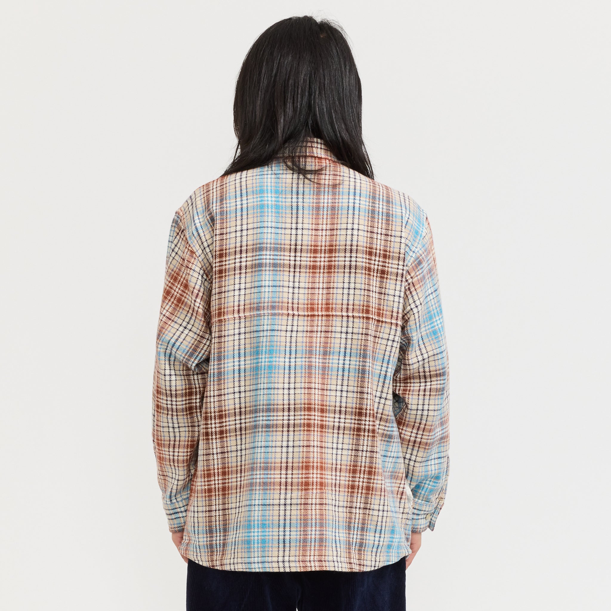 Albert Field Shirt Ivory/Blue