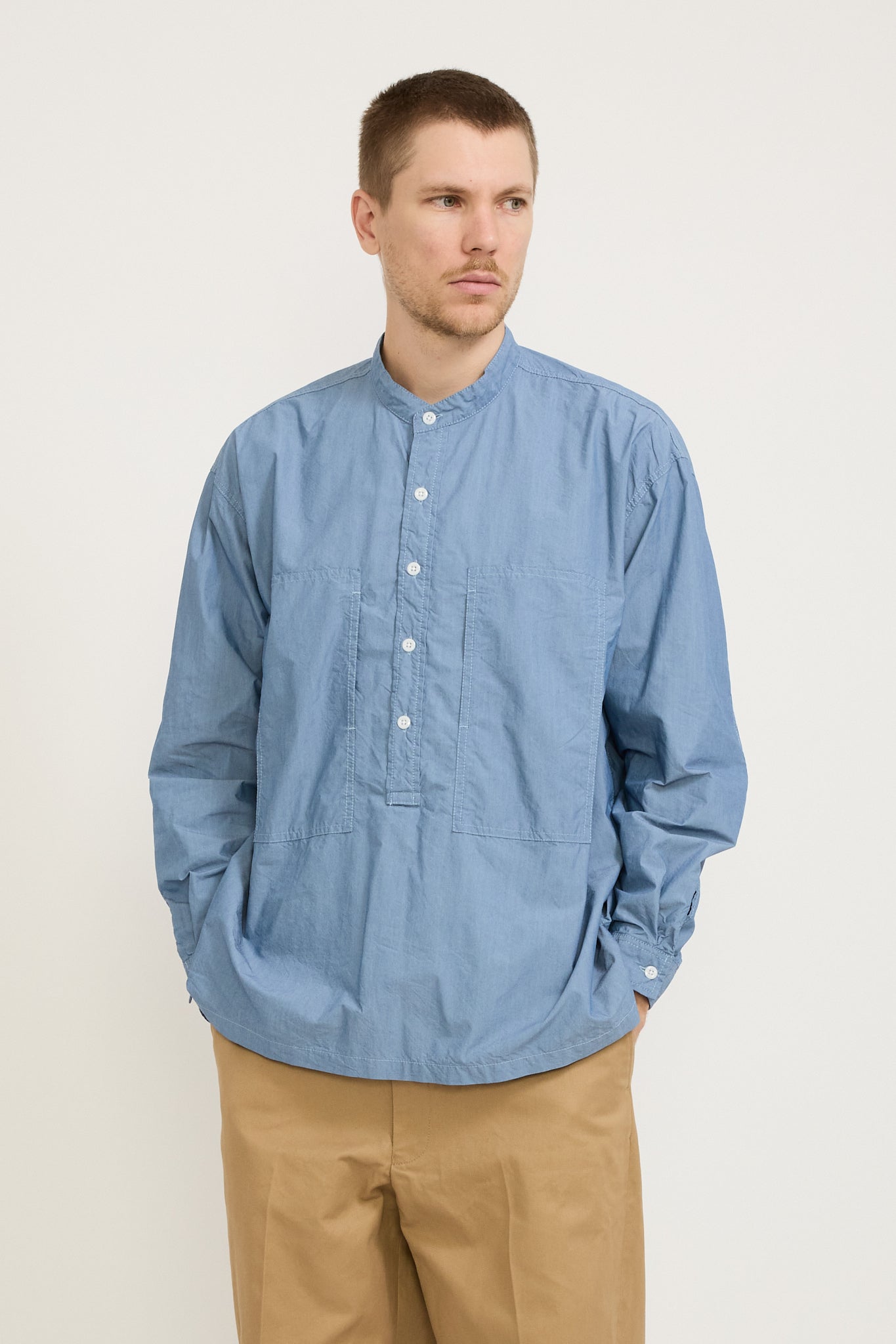 Dieter Popover Shirt Blue