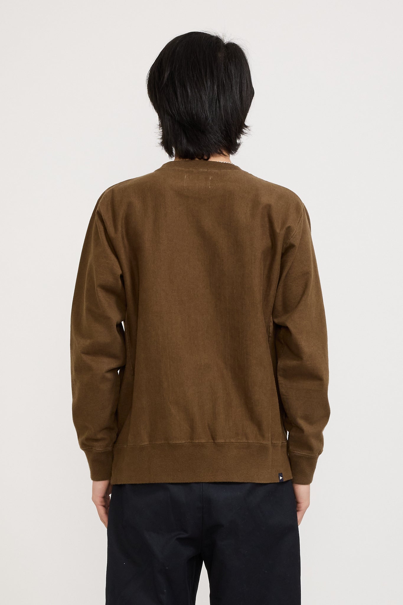 Pilgrim Surf Supply | Fiore Heavy Jersey Crew HG Brown | Maplestore