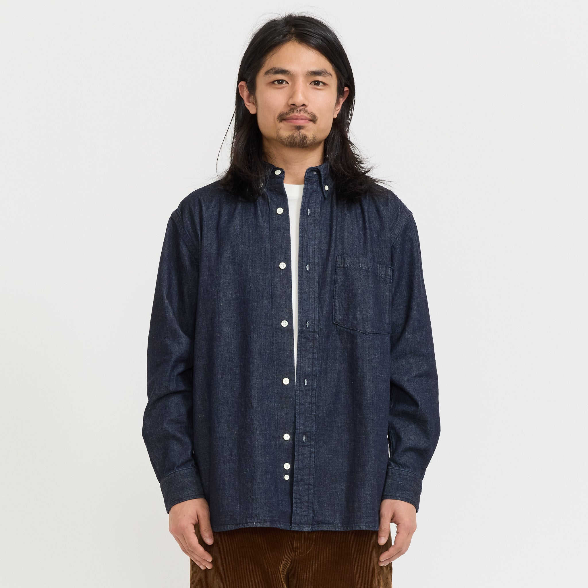 George Button Down Shirt Indigo