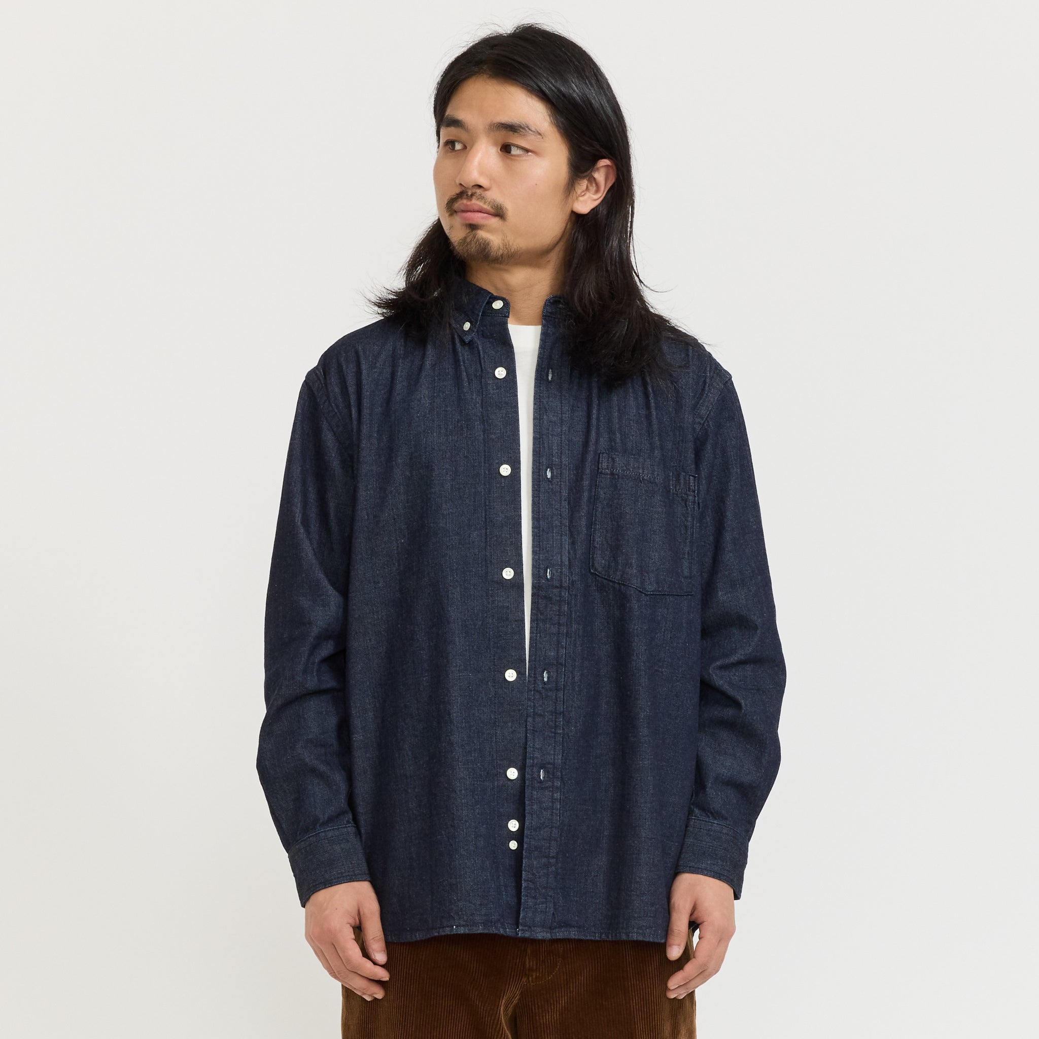 George Button Down Shirt Indigo