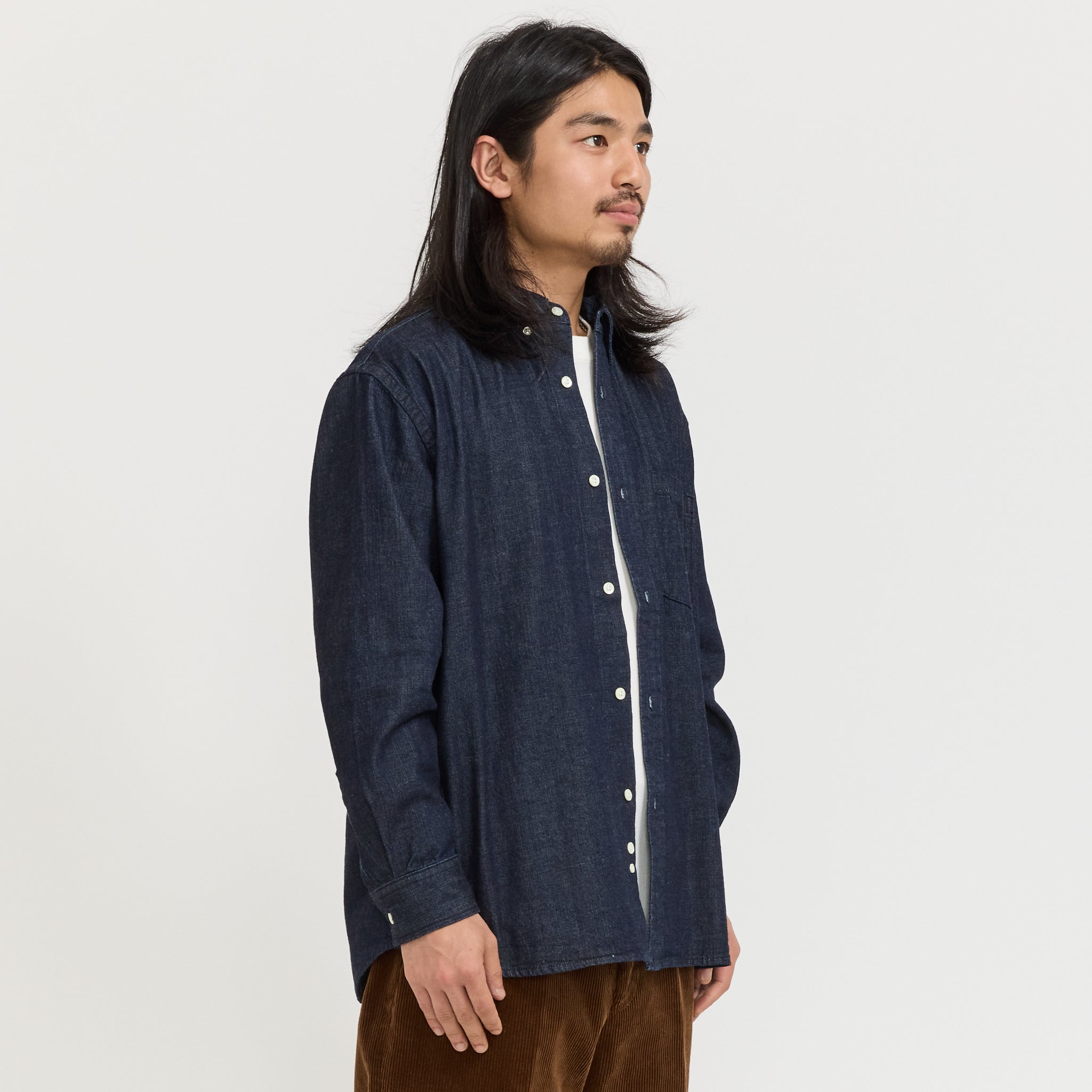 George Button Down Shirt Indigo
