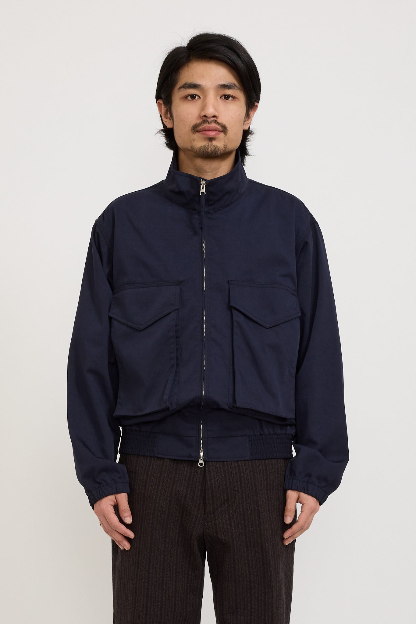 Pilgrim Surf Supply | Gustavo Zip Jacket Navy | Maplestore