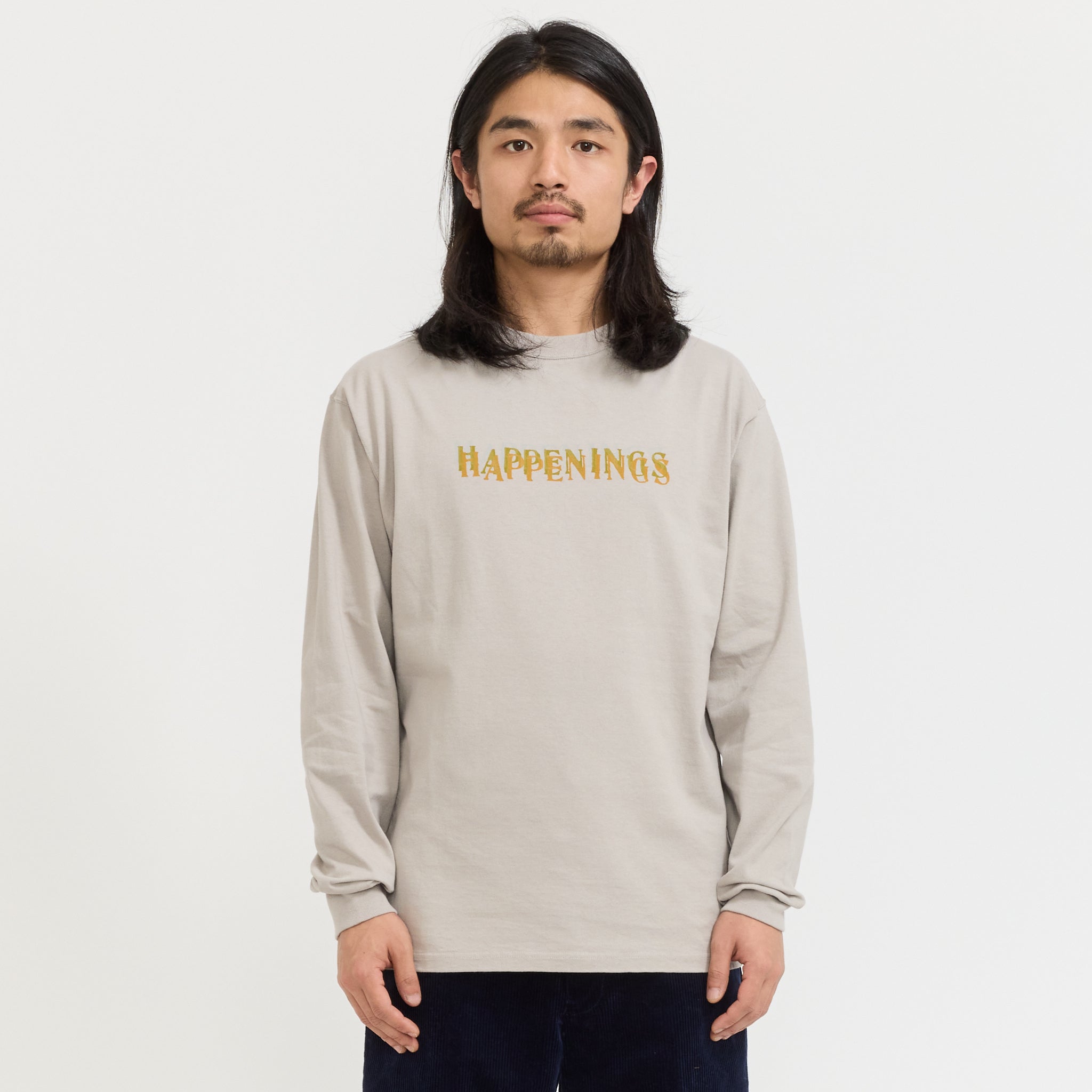 Happenings Printed Tee Grey