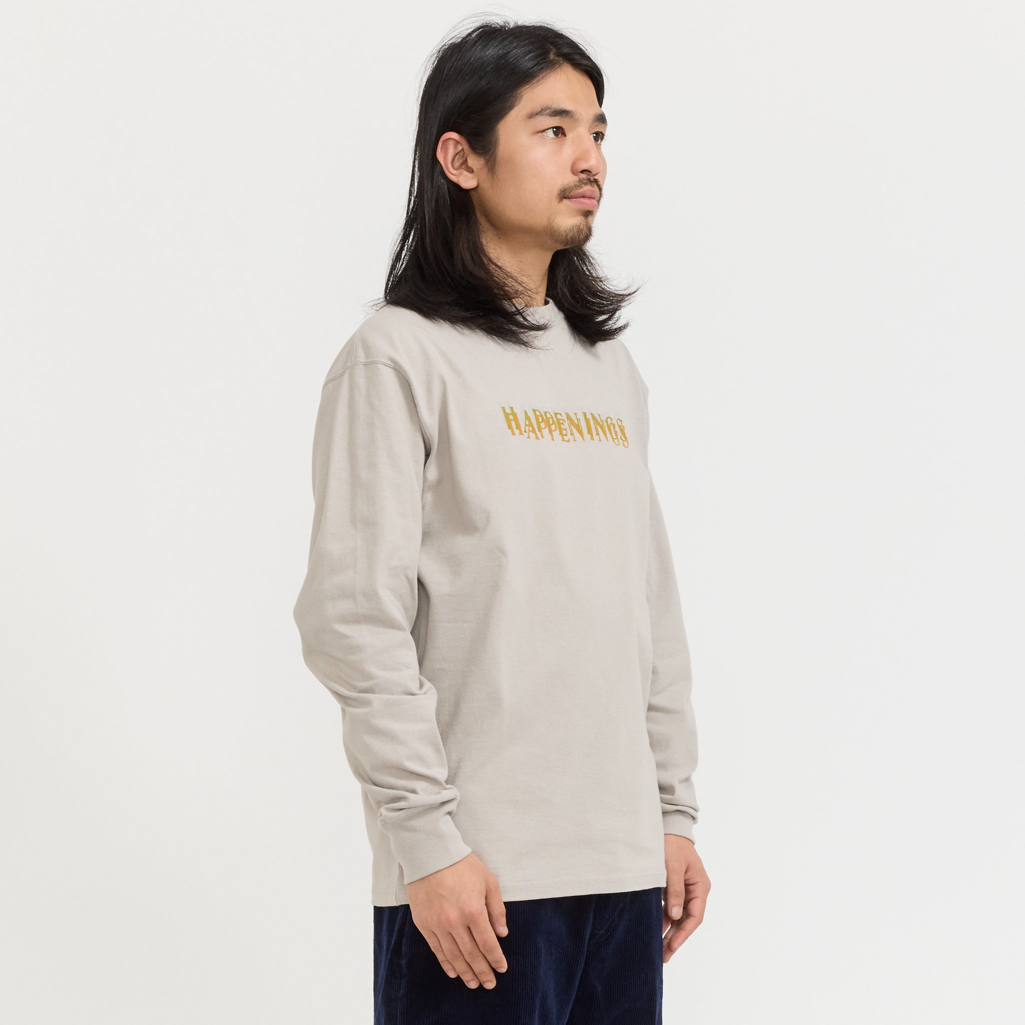 Happenings Printed Tee Grey