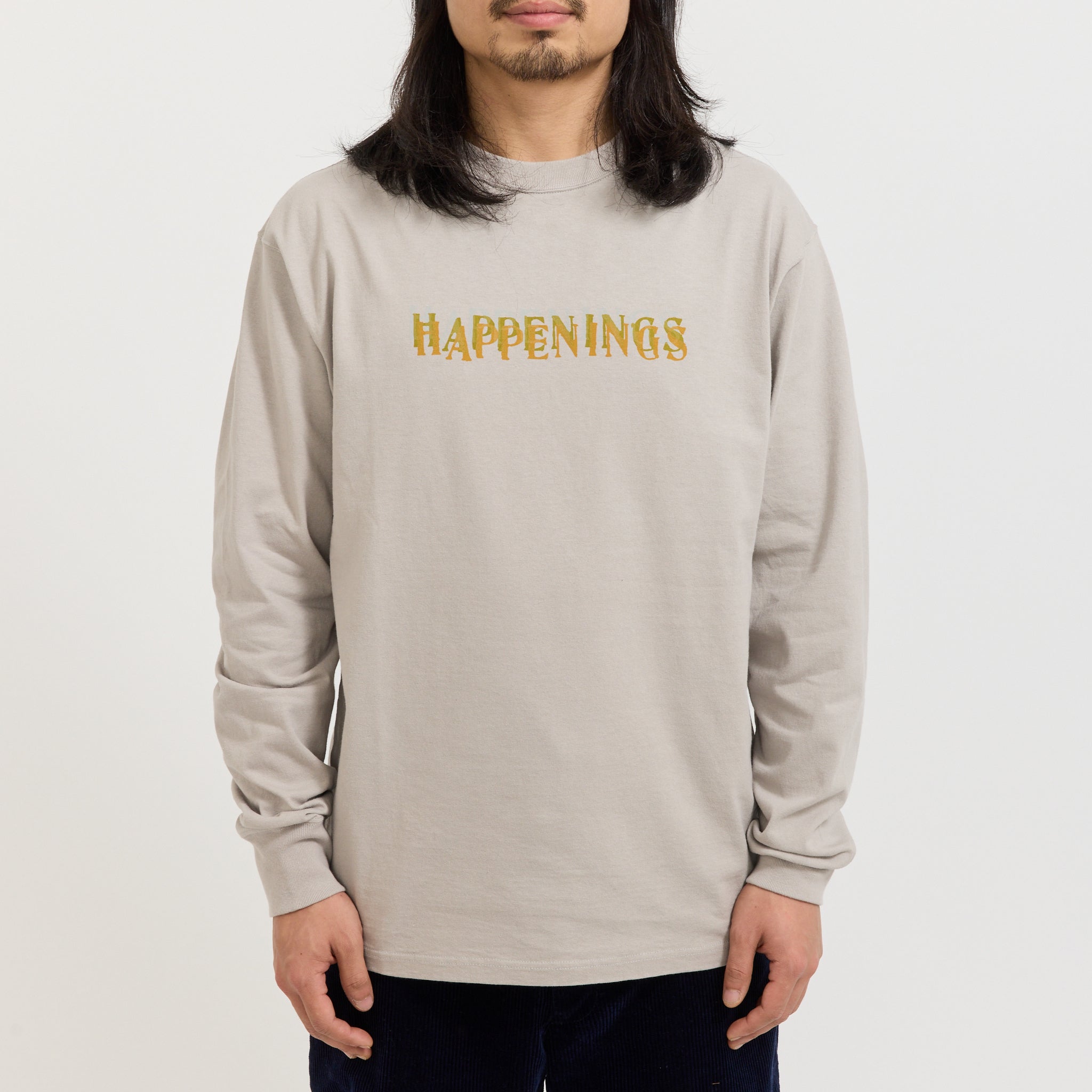 Happenings Printed Tee Grey