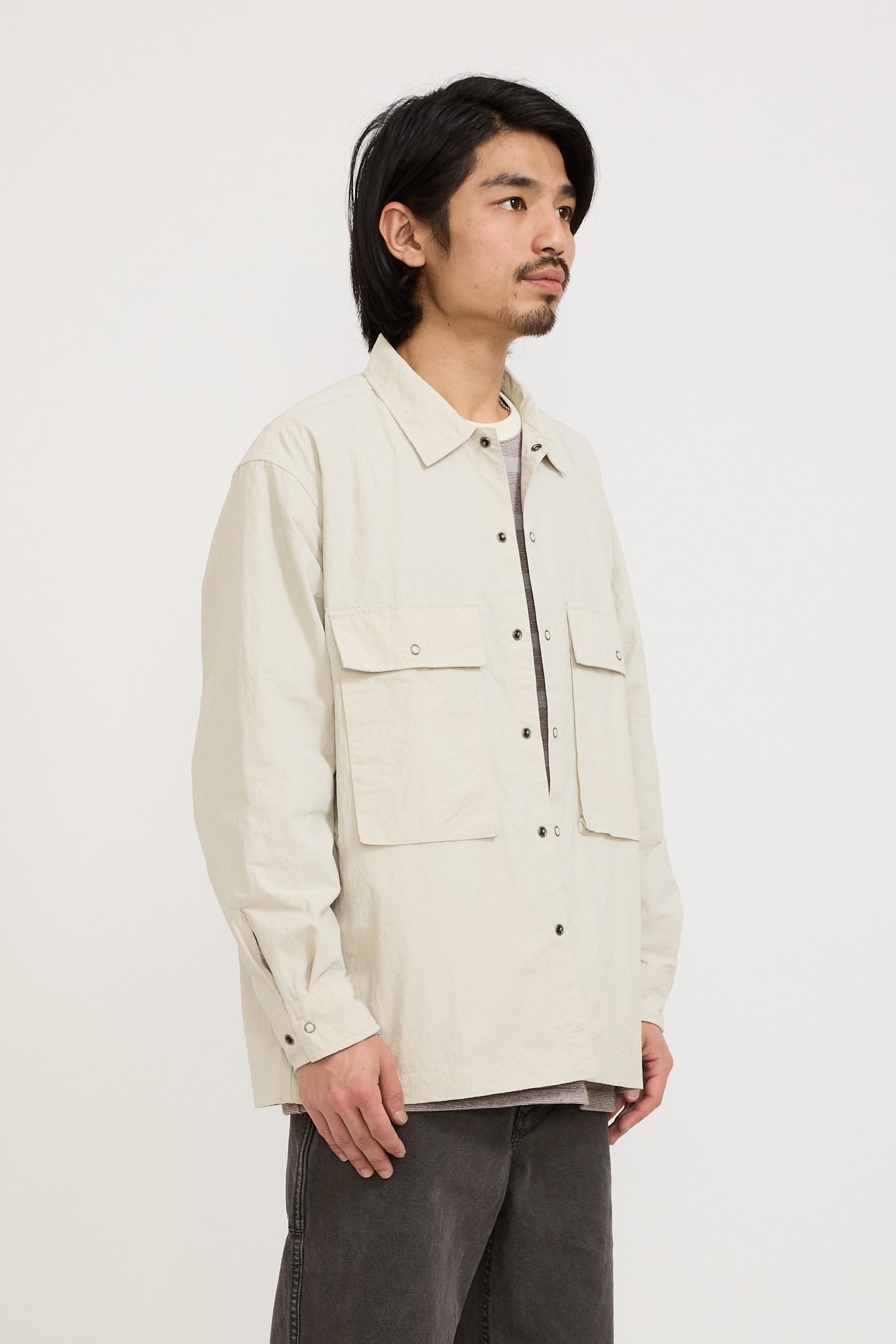 Pilgrim Surf Supply | Ivan Longsleeve Shirt Ash | Maplestore