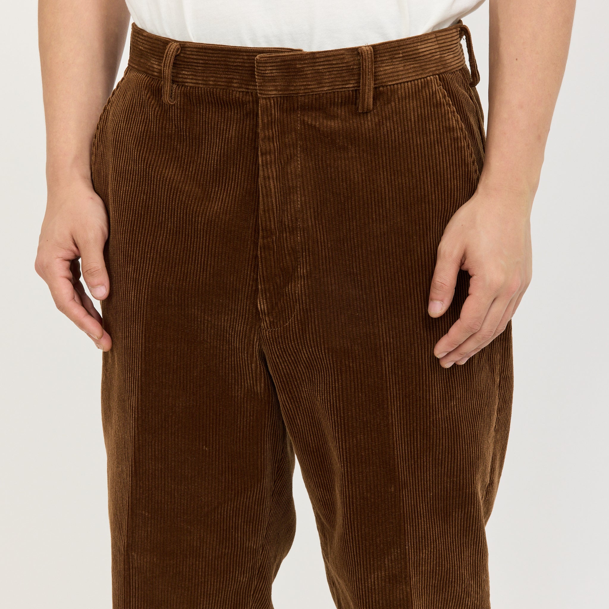 Lipsi Corduroy Pant Brown | Classic Mens Pants from Pilgrim