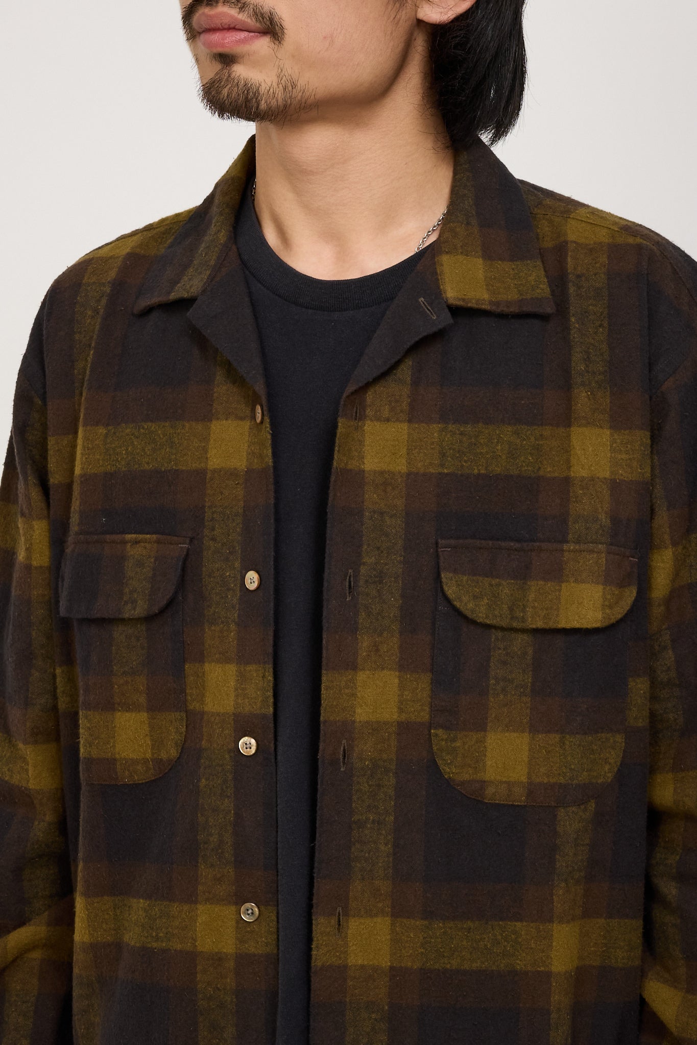 Pilgrim Surf Supply | Vincent Longsleeve Shirt Mustard | Maplestore