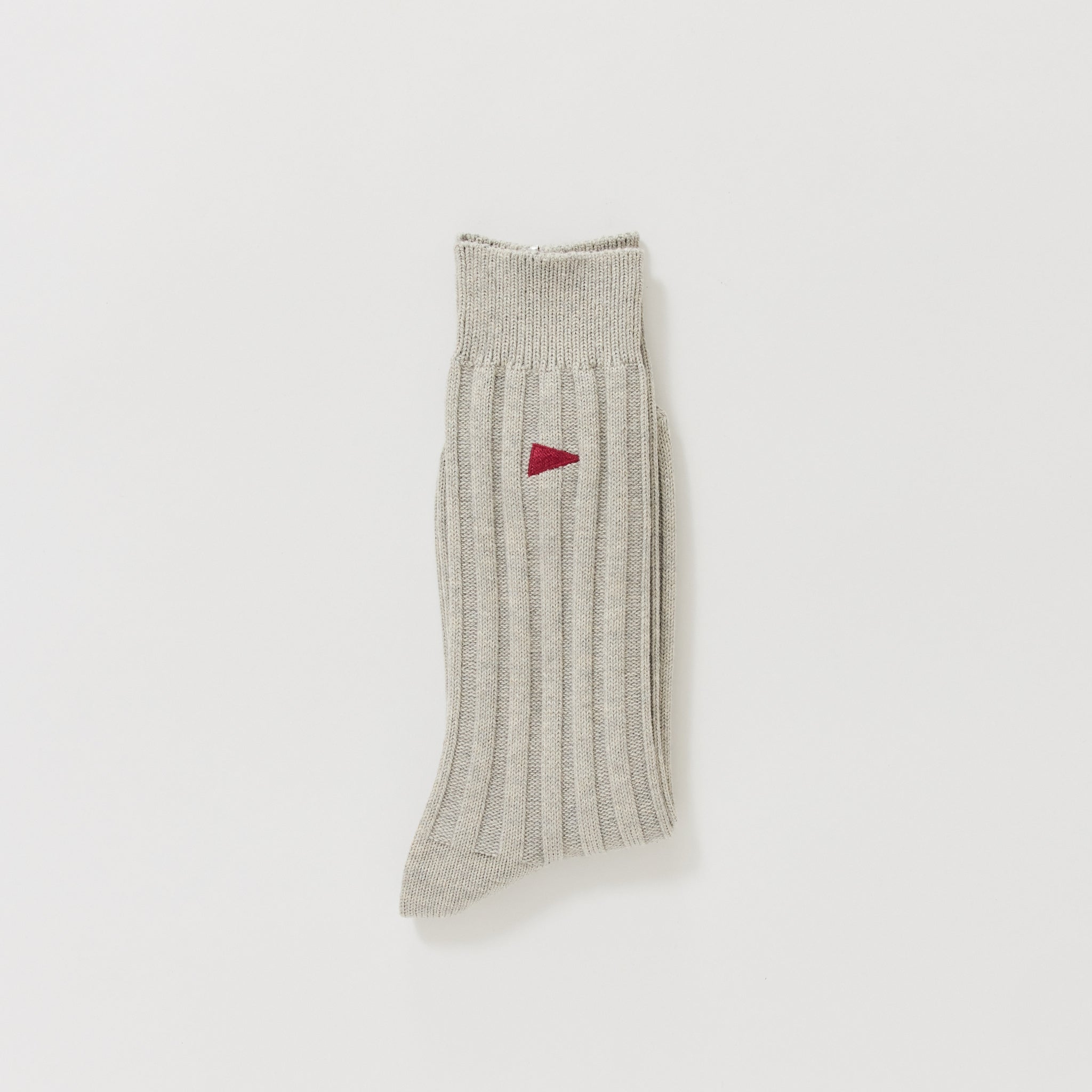Pennant Crew Socks Grey