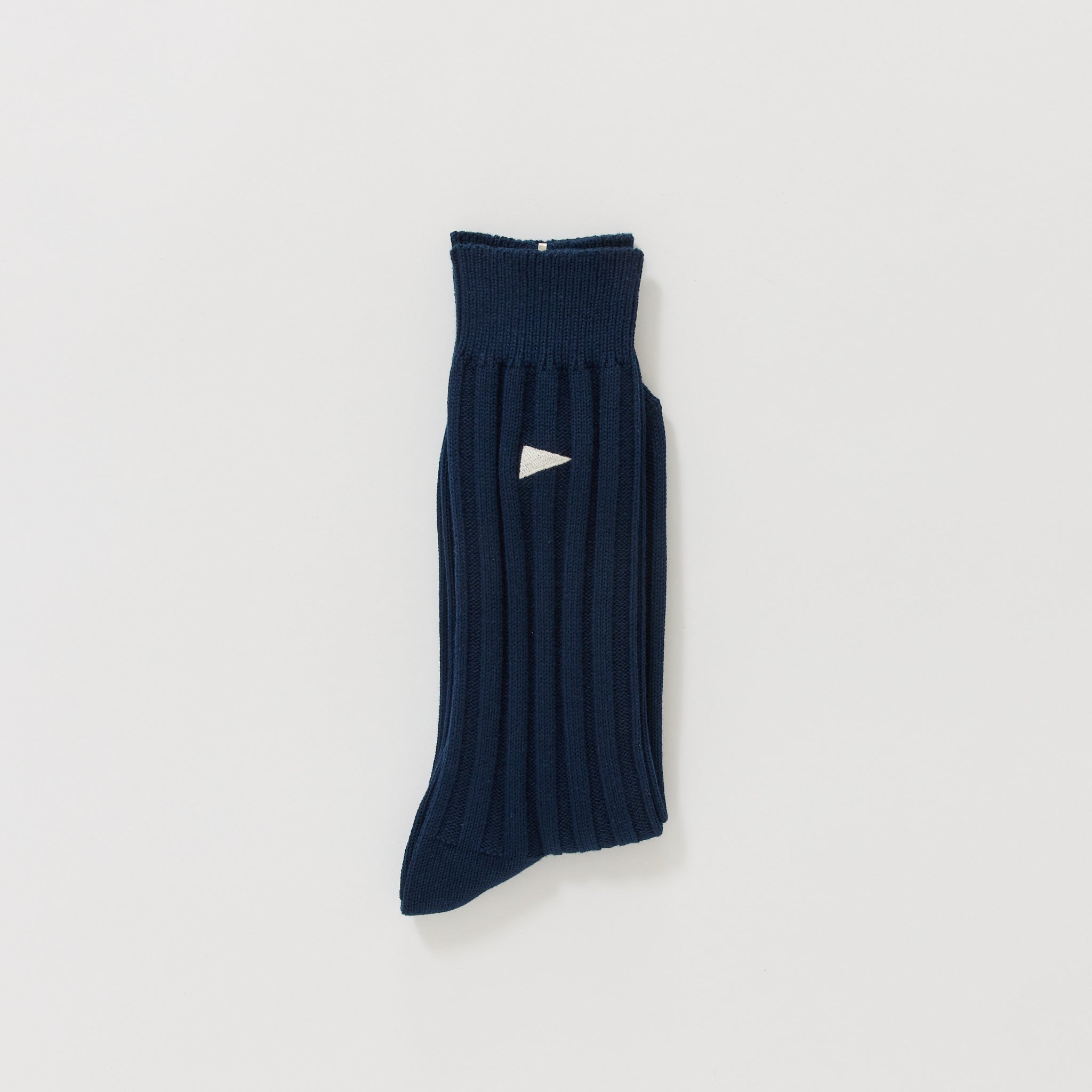 Pennant Crew Socks Navy