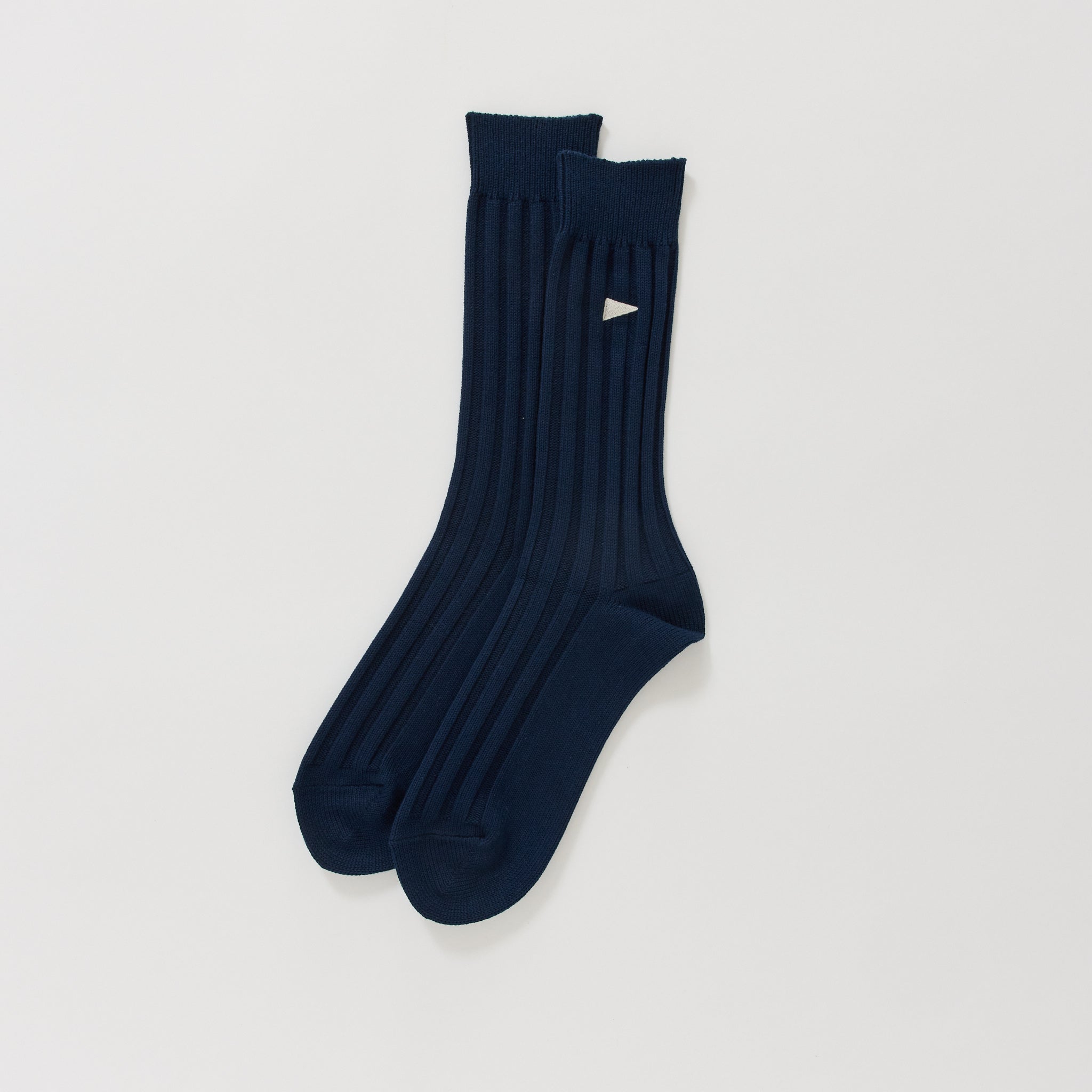 Pennant Crew Socks Navy