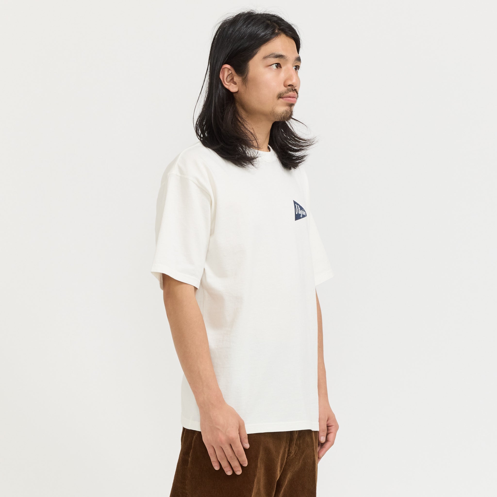 Pennant Team Tee White