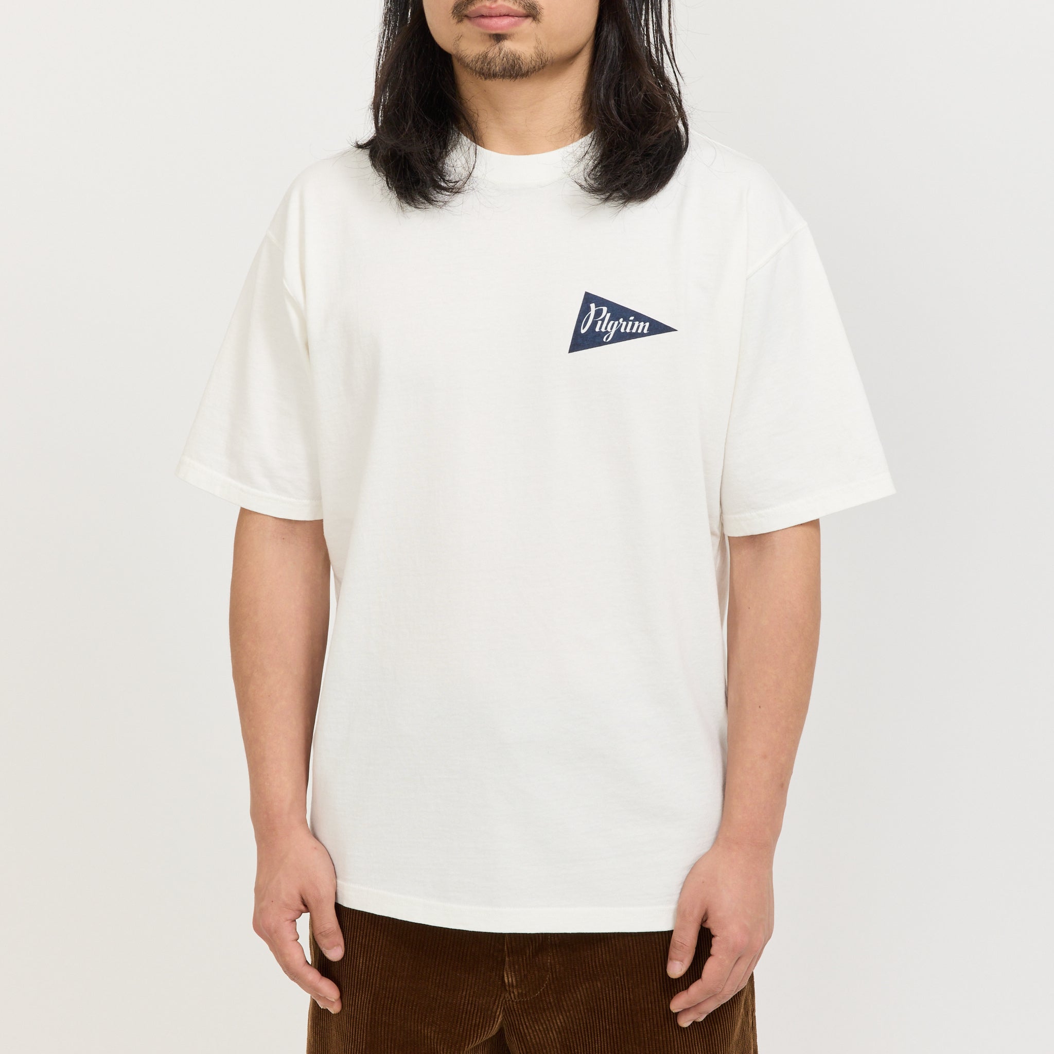 Pennant Team Tee White