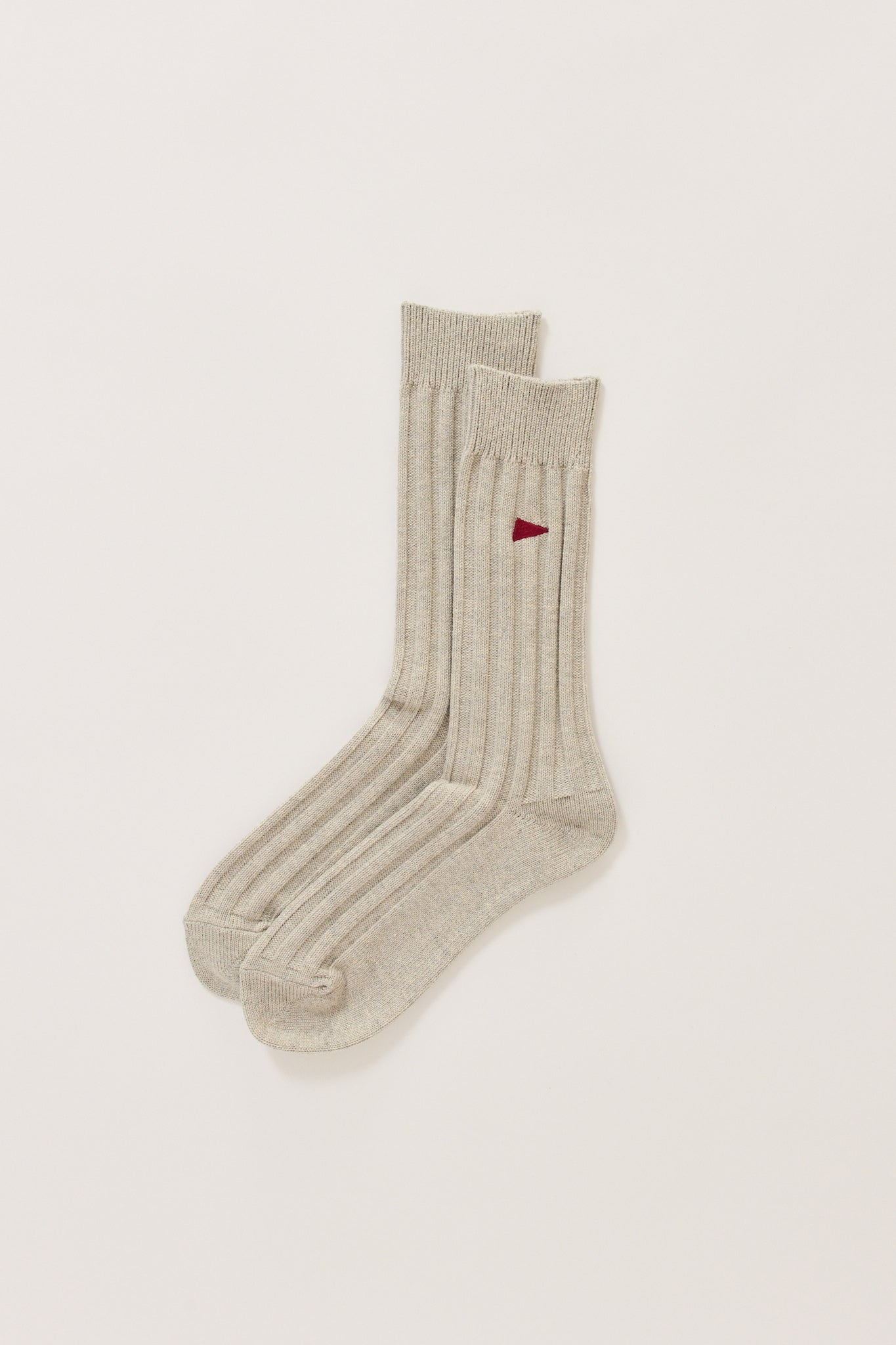 Pennant Crew Socks Grey