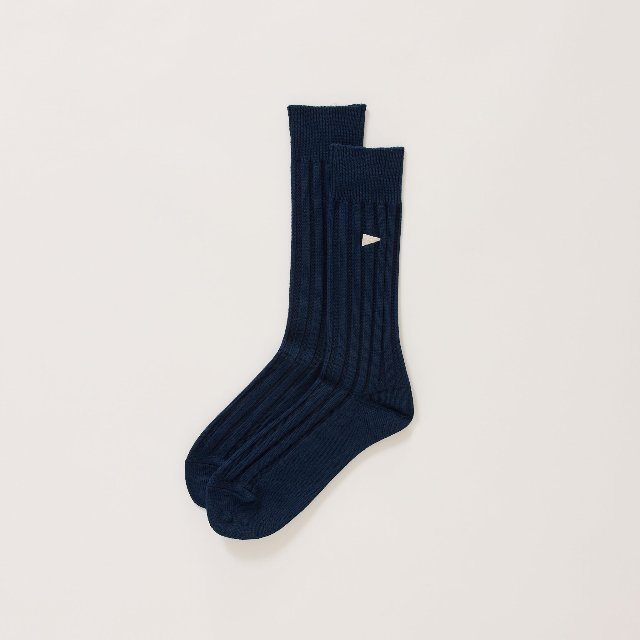Pennant Crew Socks Navy
