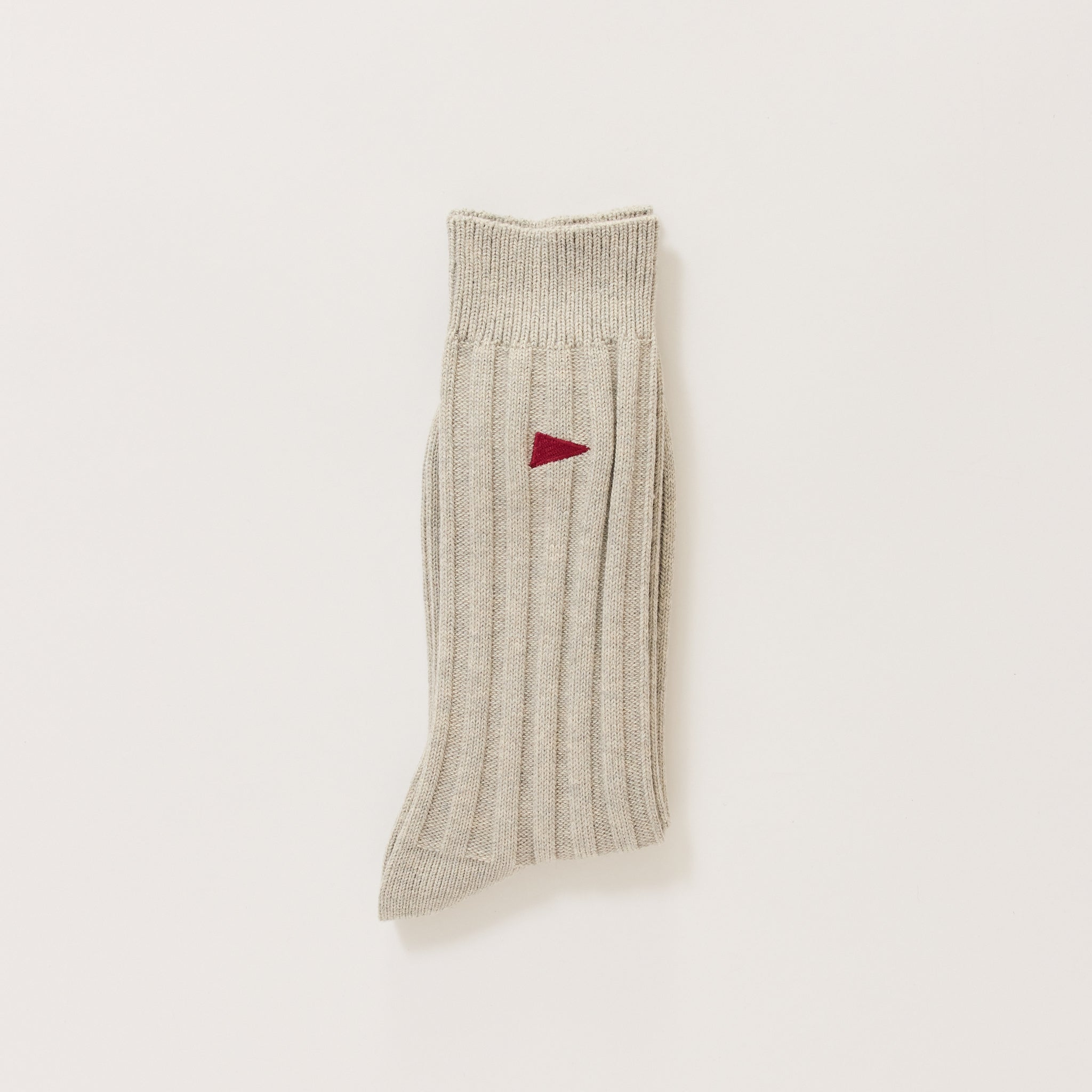 Pennant Crew Socks Grey