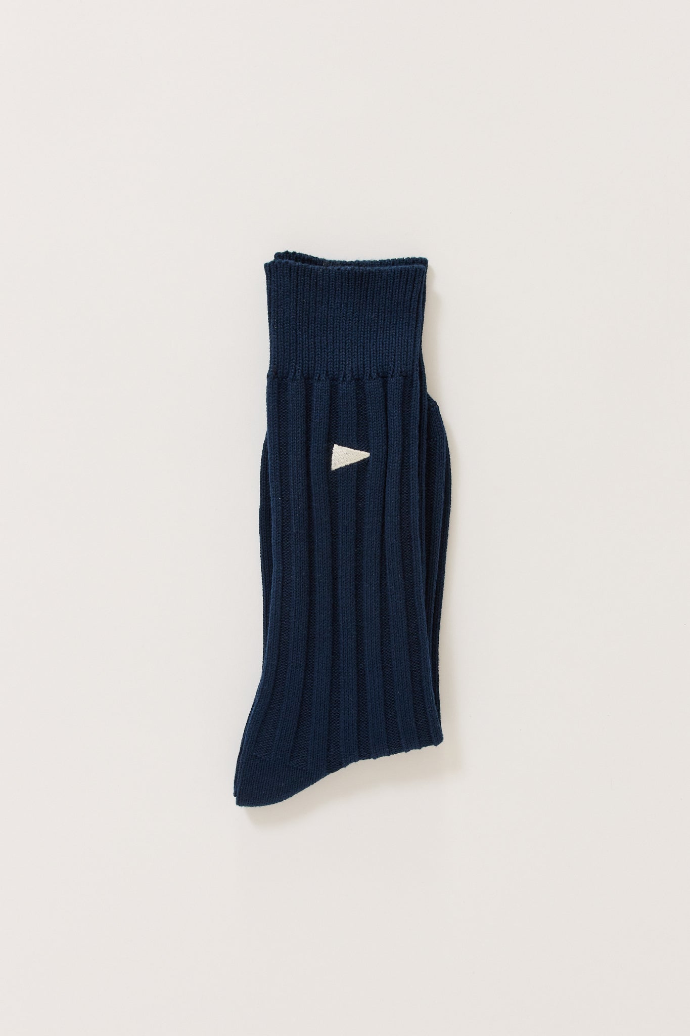 Pennant Crew Socks Navy