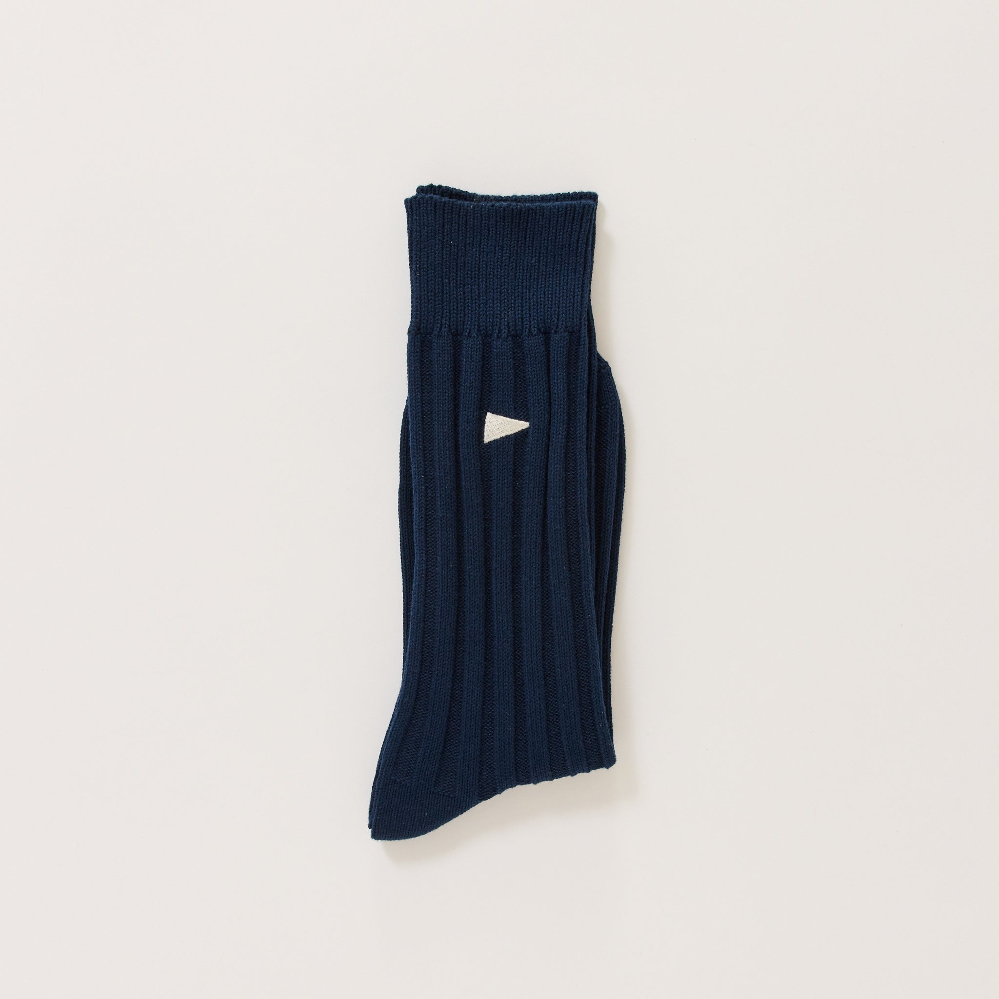 Pennant Crew Socks Navy