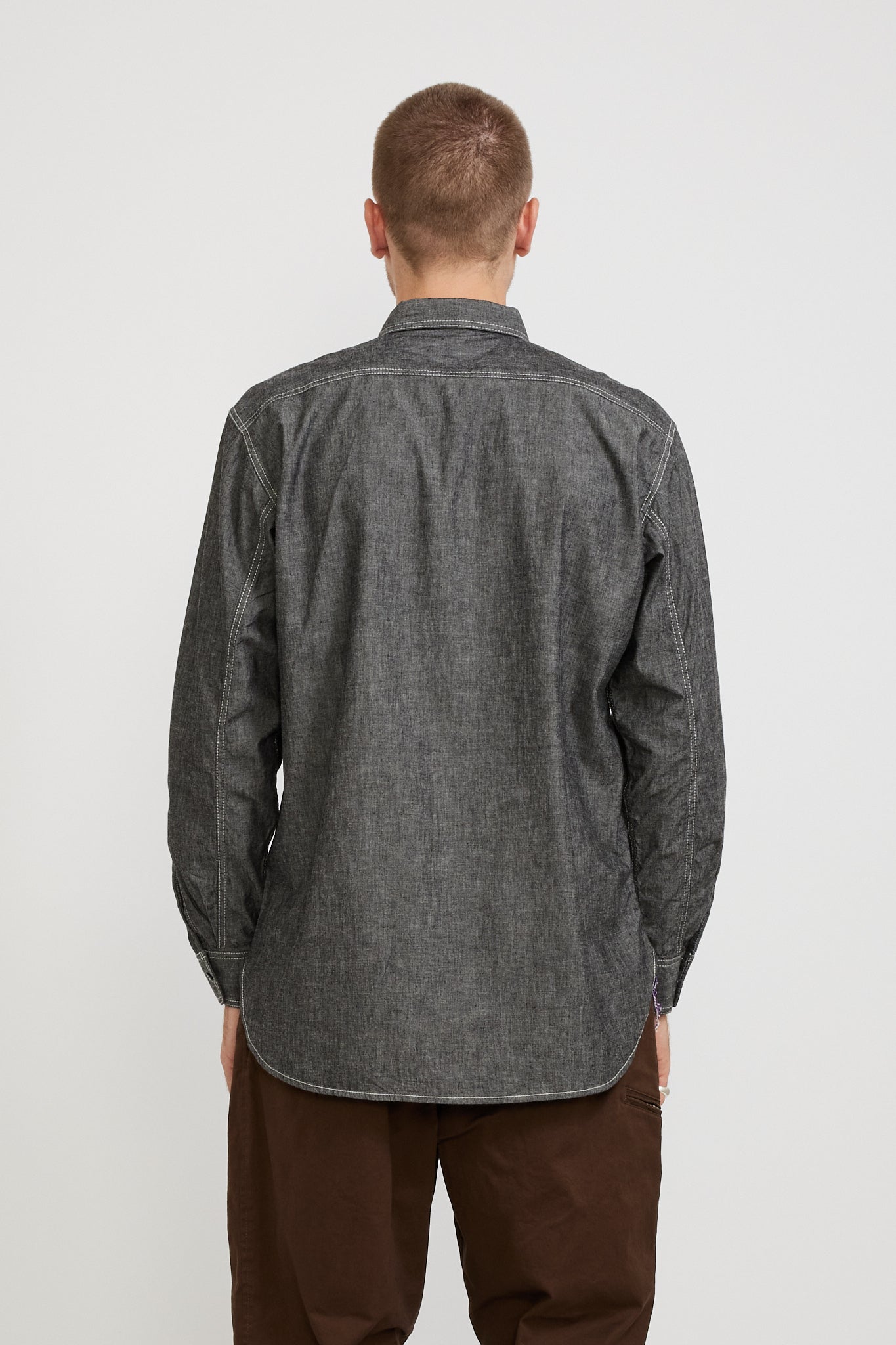 Pilgrim Surf Supply | Rucker Chambray Shirt Black | Maplestore