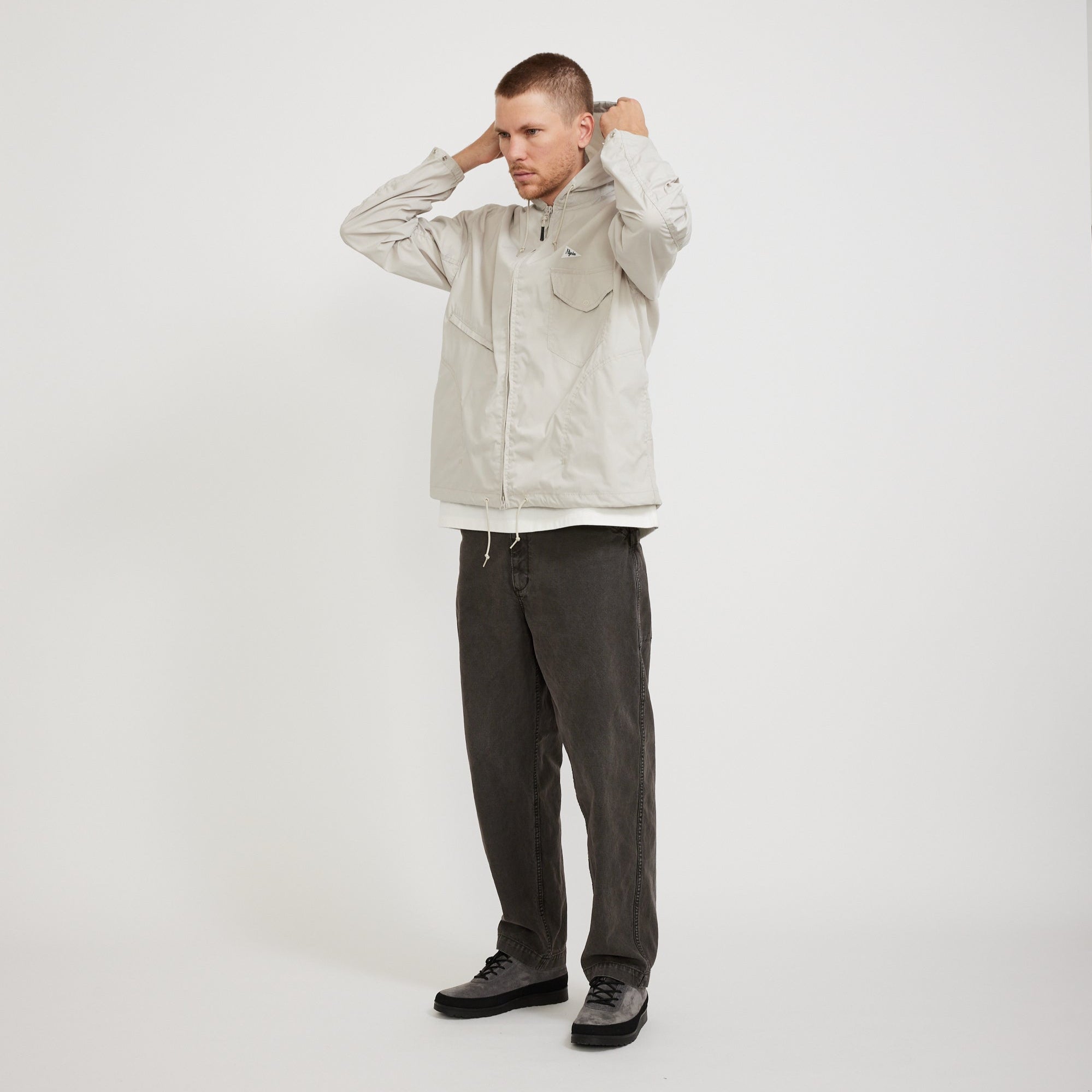 Pilgrim Surf Supply | Russel Zip Parka Cloud | Maplestore