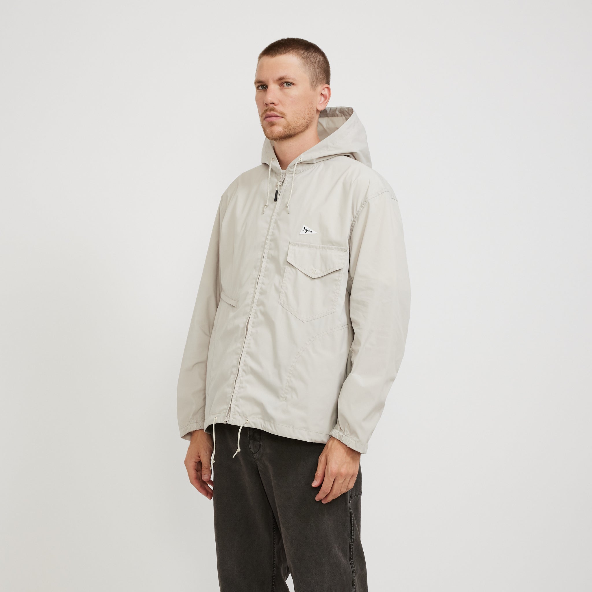 Pilgrim Surf Supply | Russel Zip Parka Cloud | Maplestore