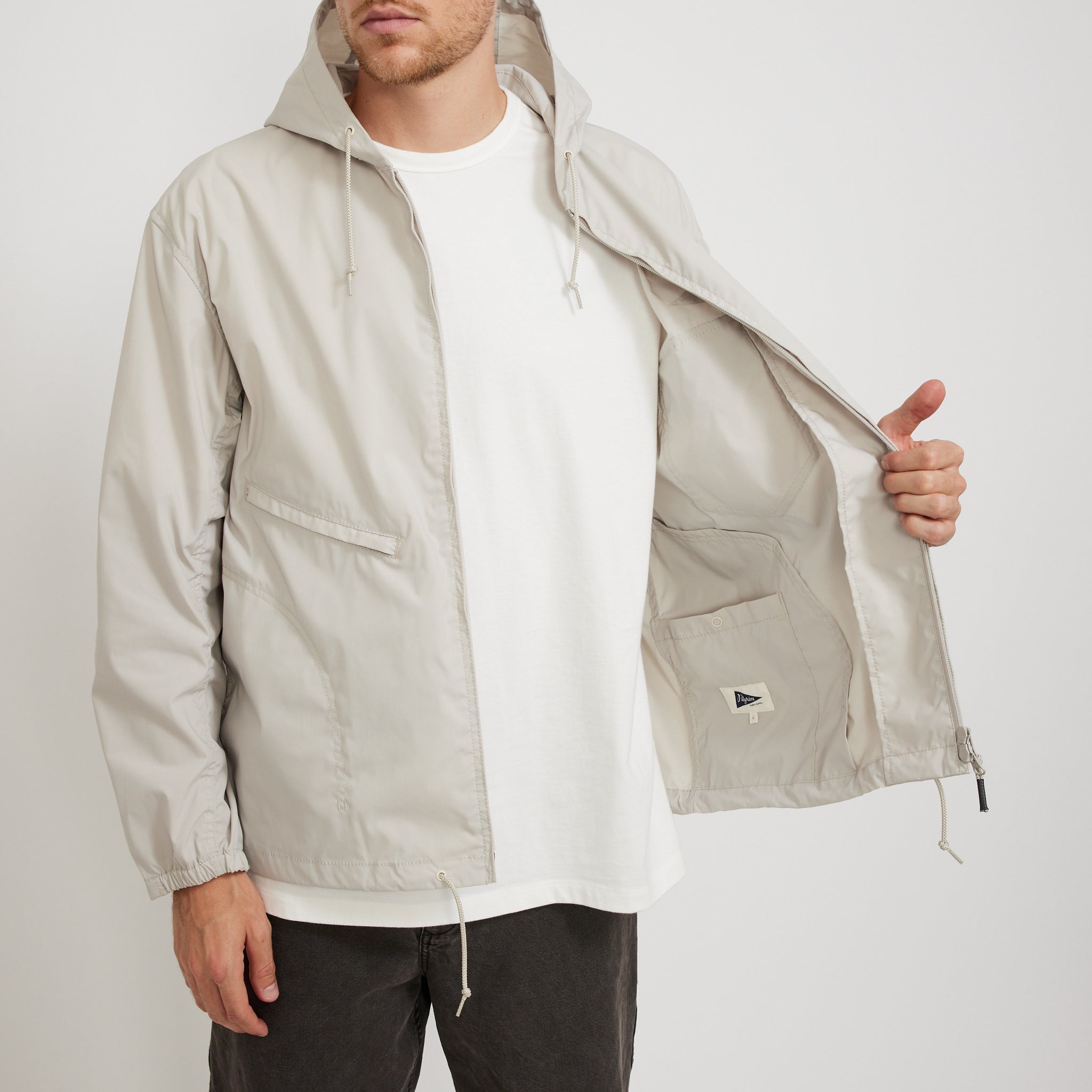 Pilgrim Surf Supply | Russel Zip Parka Cloud | Maplestore