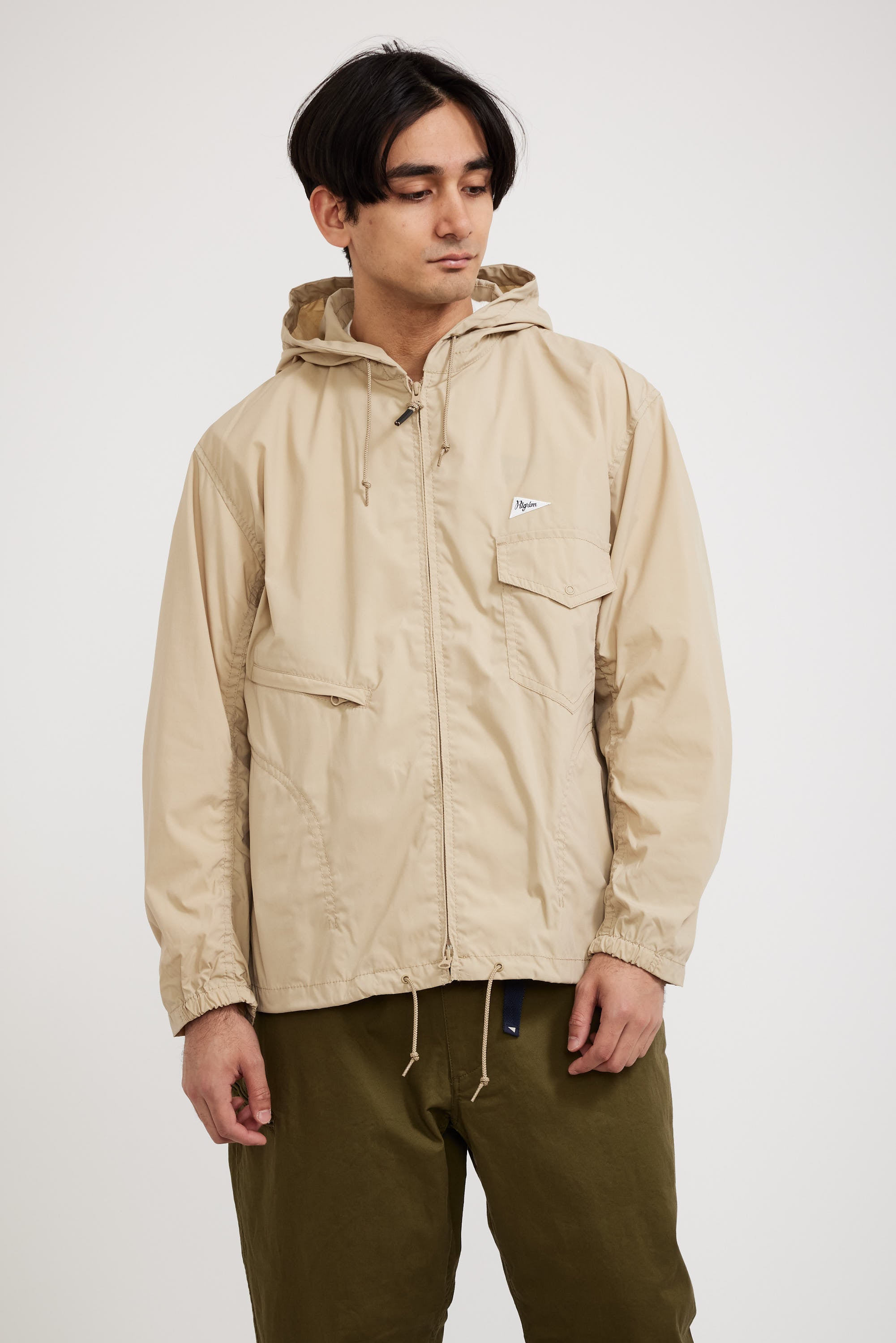 Pilgrim Surf Supply | Russel Zip Parka Khaki | Maplestore