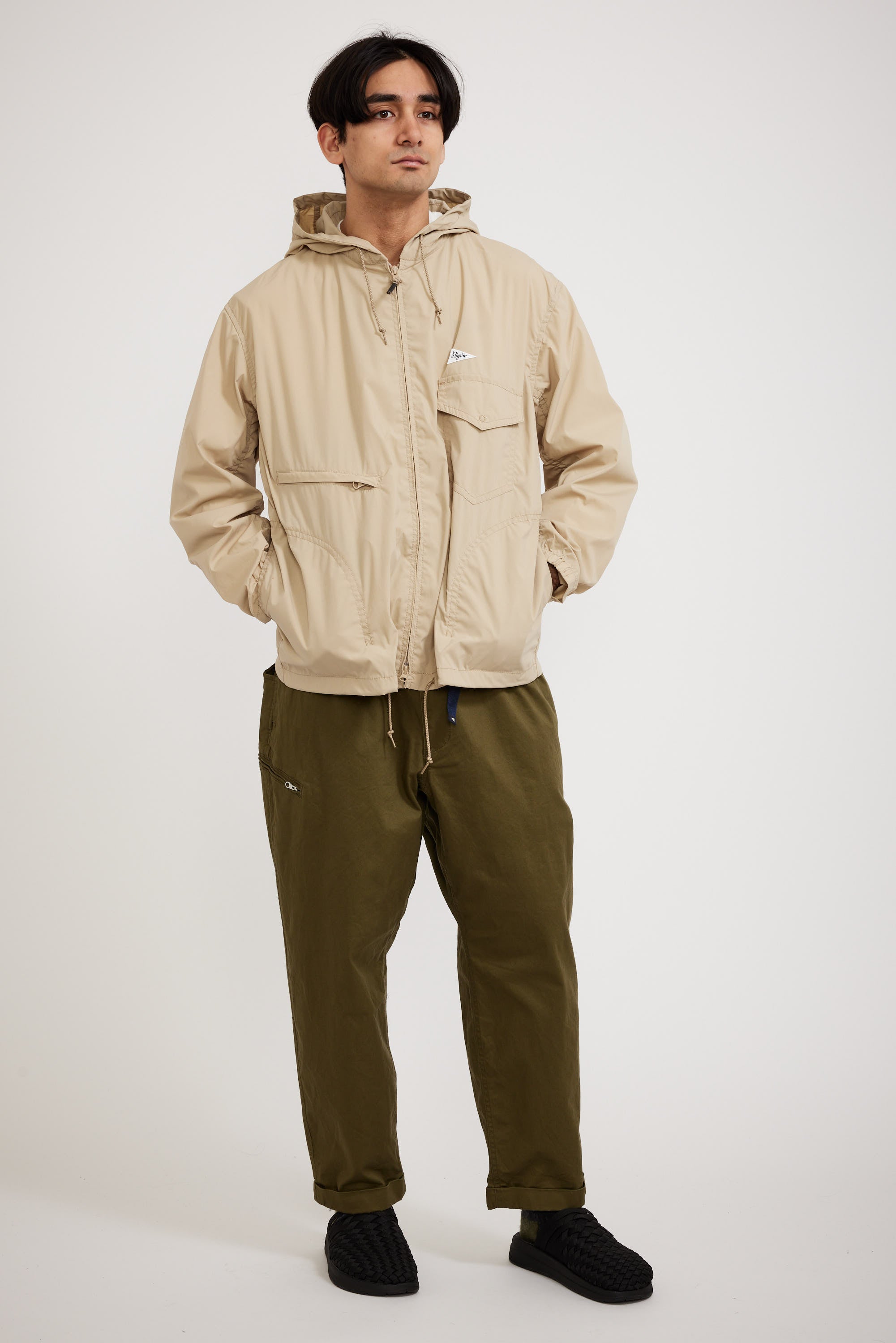 Pilgrim Surf Supply | Russel Zip Parka Khaki | Maplestore