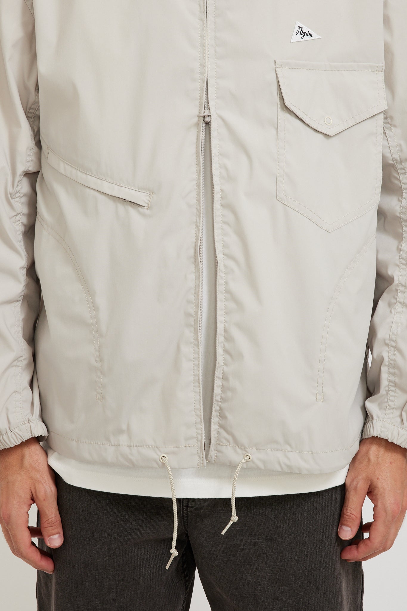 Pilgrim Surf Supply | Russel Zip Parka Cloud | Maplestore