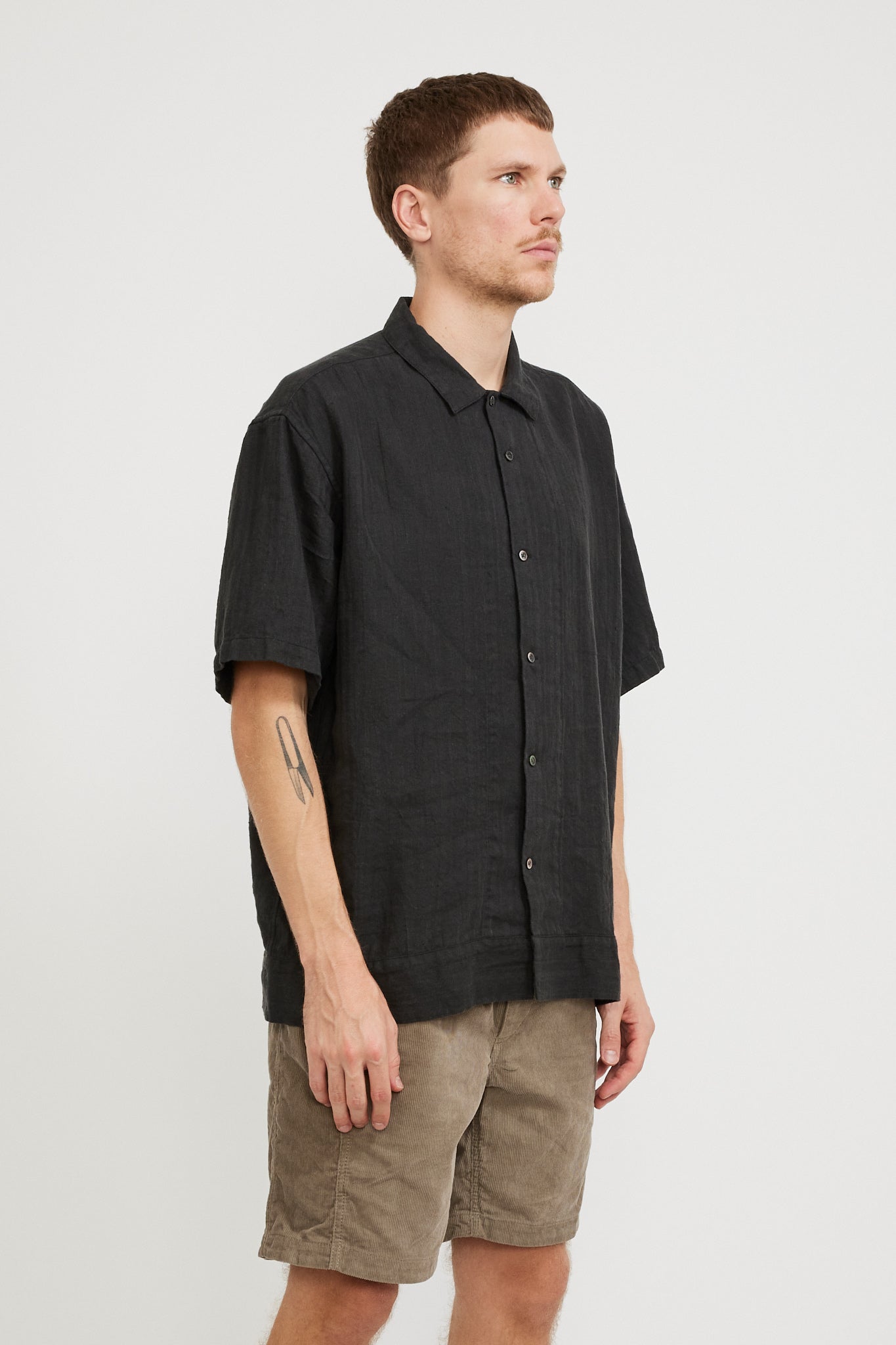 Pilgrim Surf Supply | Claude S/S Shirt Sumi Black | Maplestore