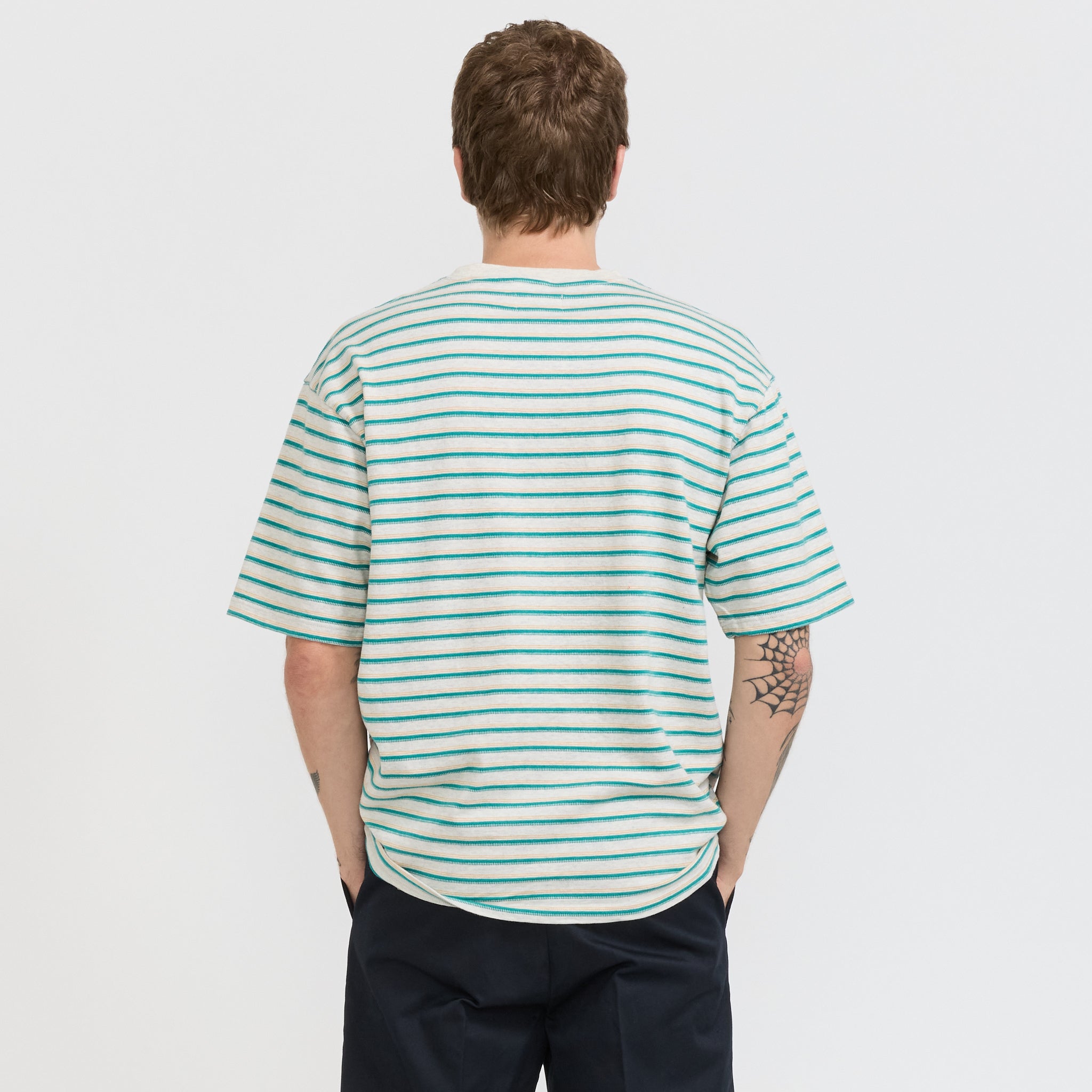 Tucker Striped Tee Oatmeal