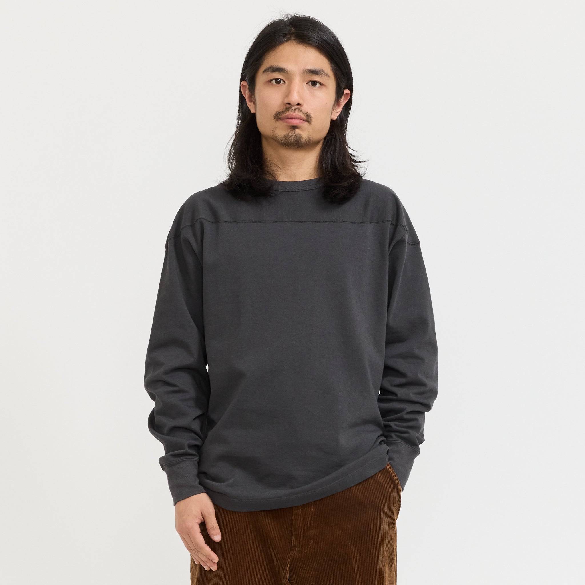 Teddy Athletic LS Tee Dark Brown