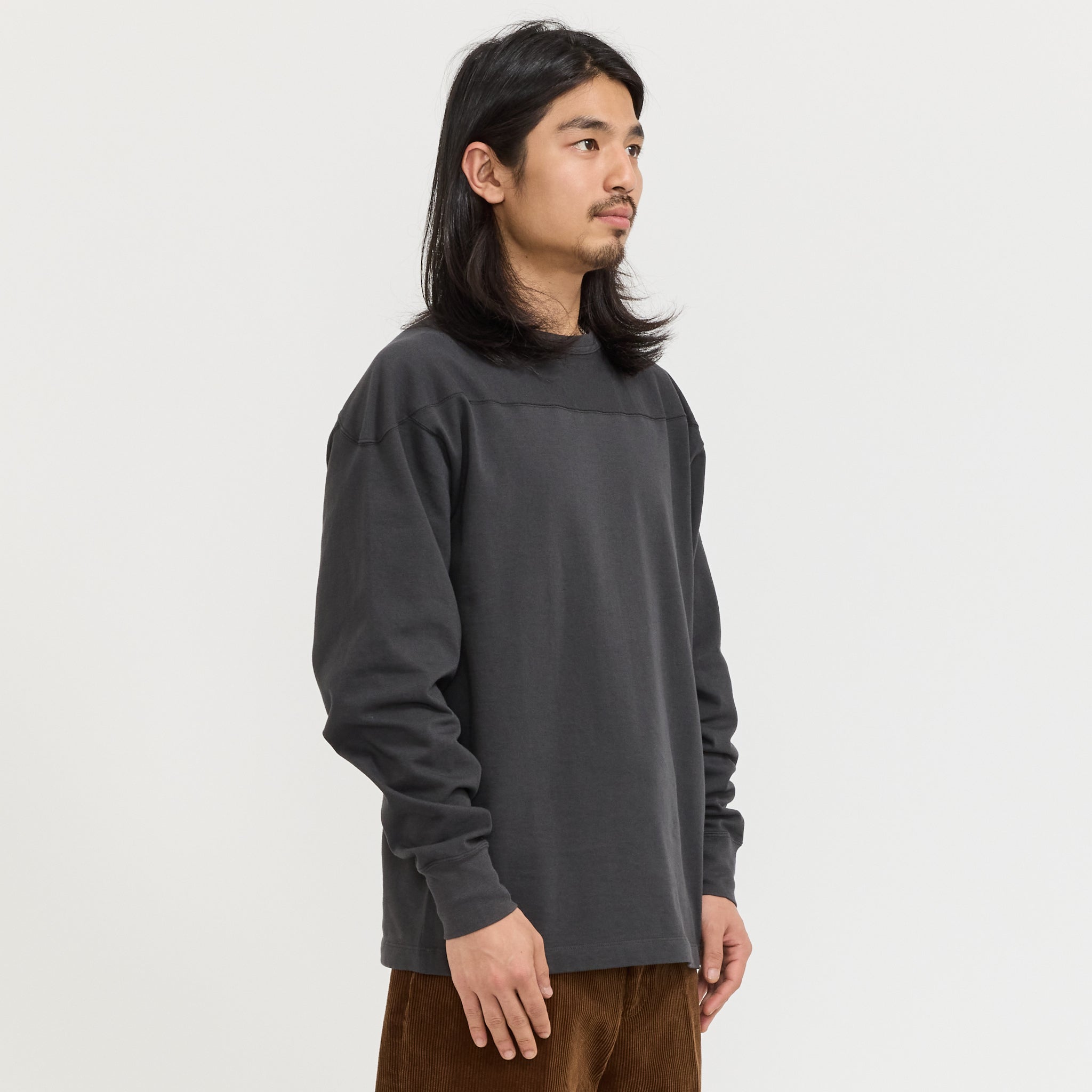 Teddy Athletic LS Tee Dark Brown