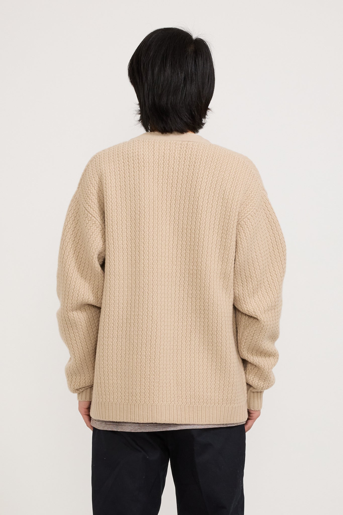 Pilgrim Surf Supply | Thadd Wool Cardigan Natural | Maplestore