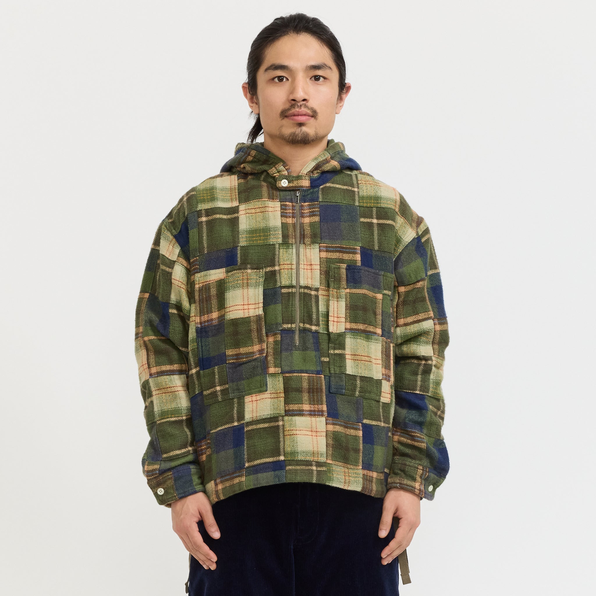 Johannes Half Zip Shirt Olive