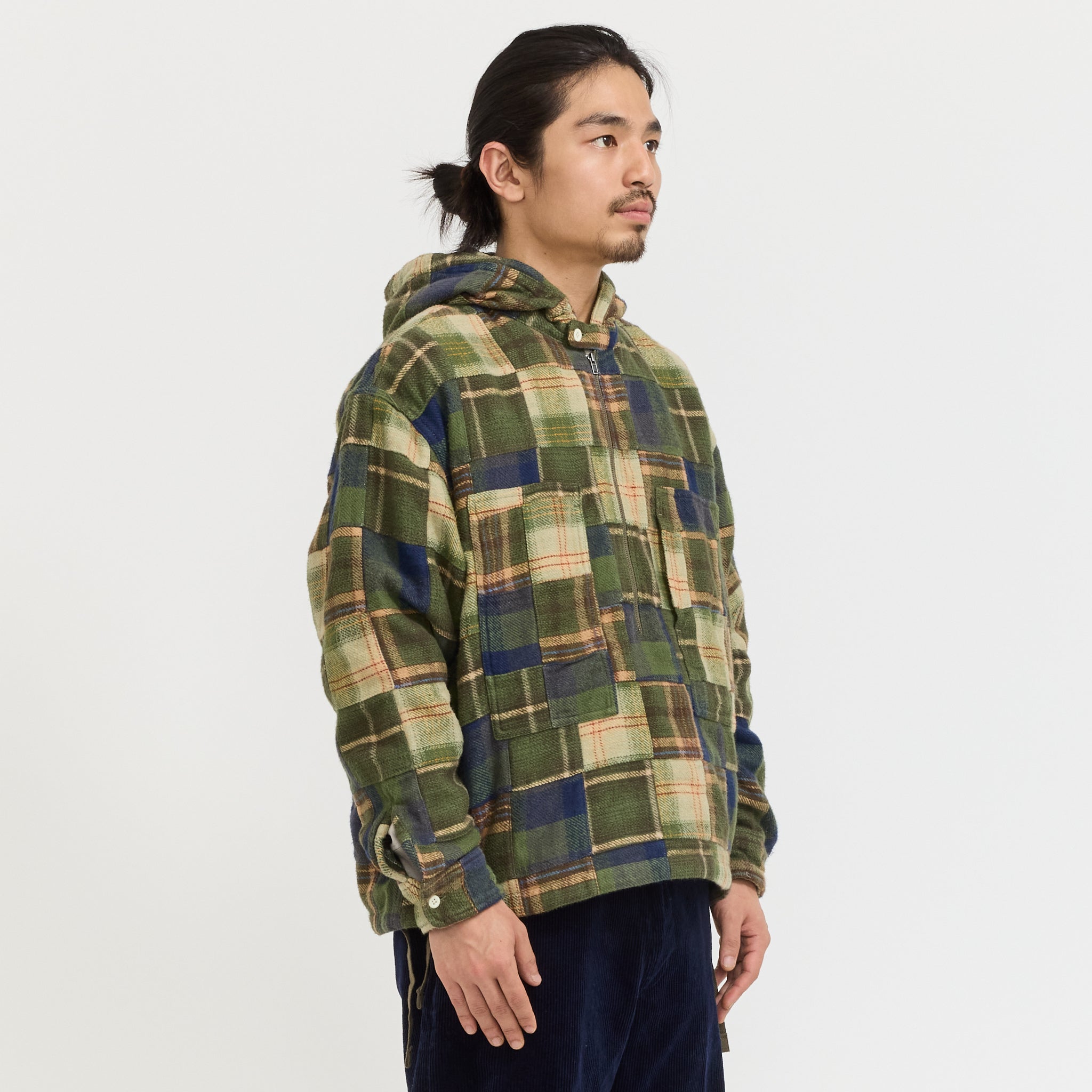Johannes Half Zip Shirt Olive