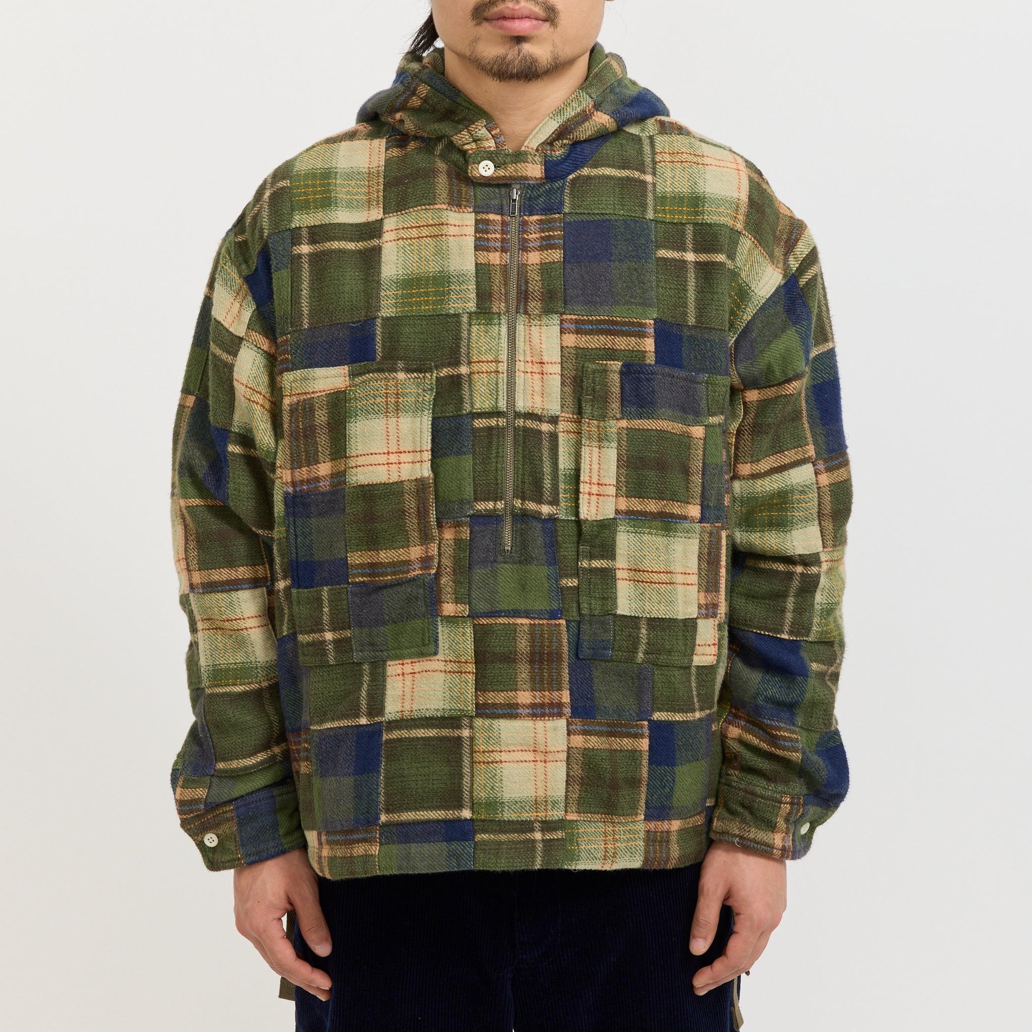 Johannes Half Zip Shirt Olive