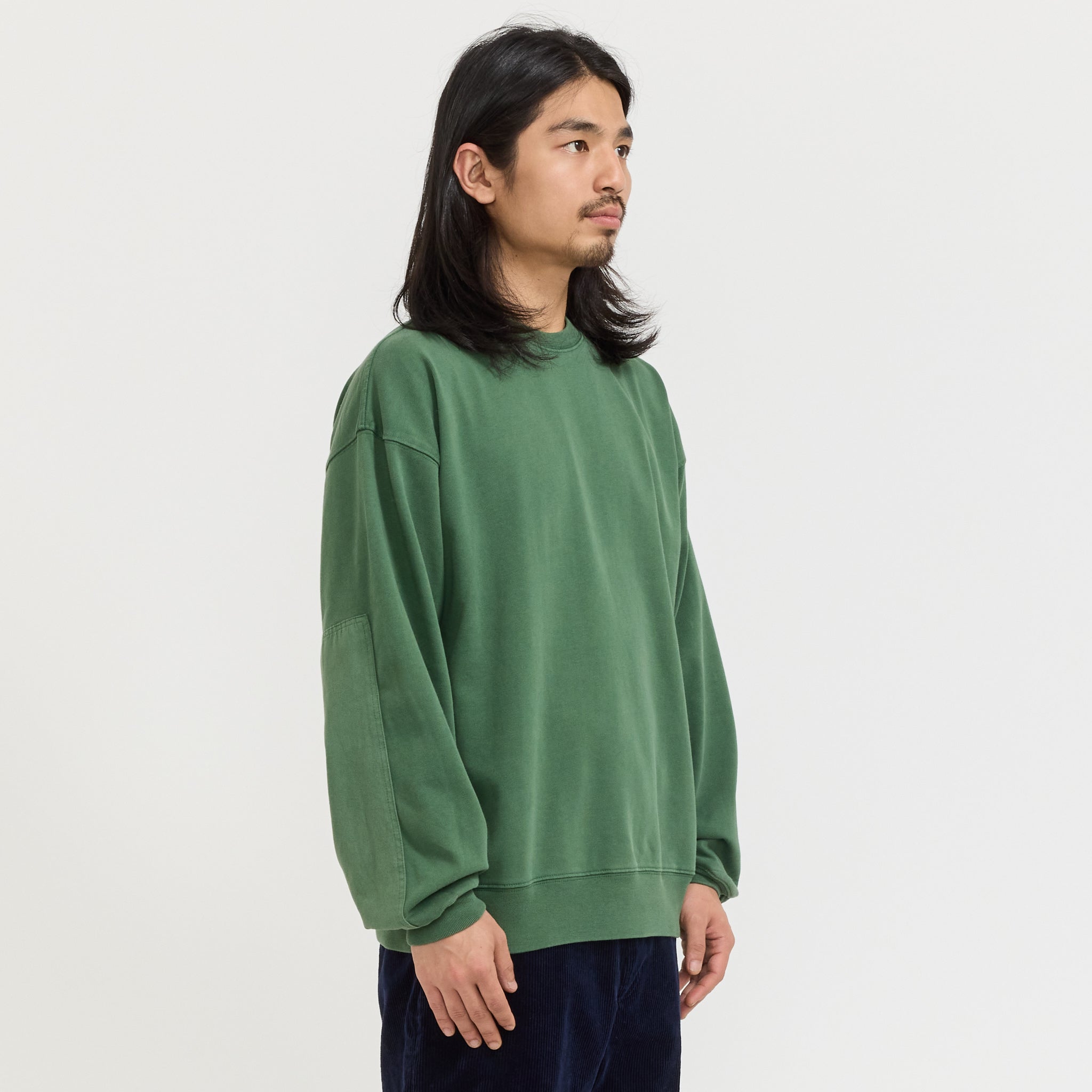 Jaar Reinforced Crew Faded Green