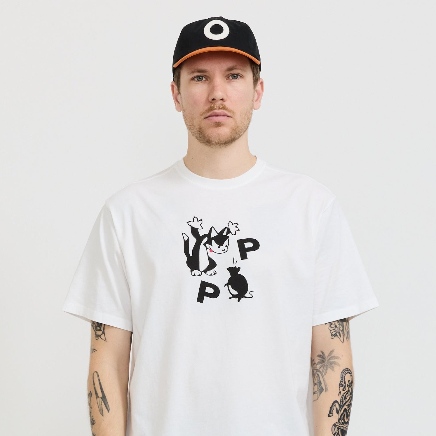 O Sixpanel Hat Black/Cinnamon Stick