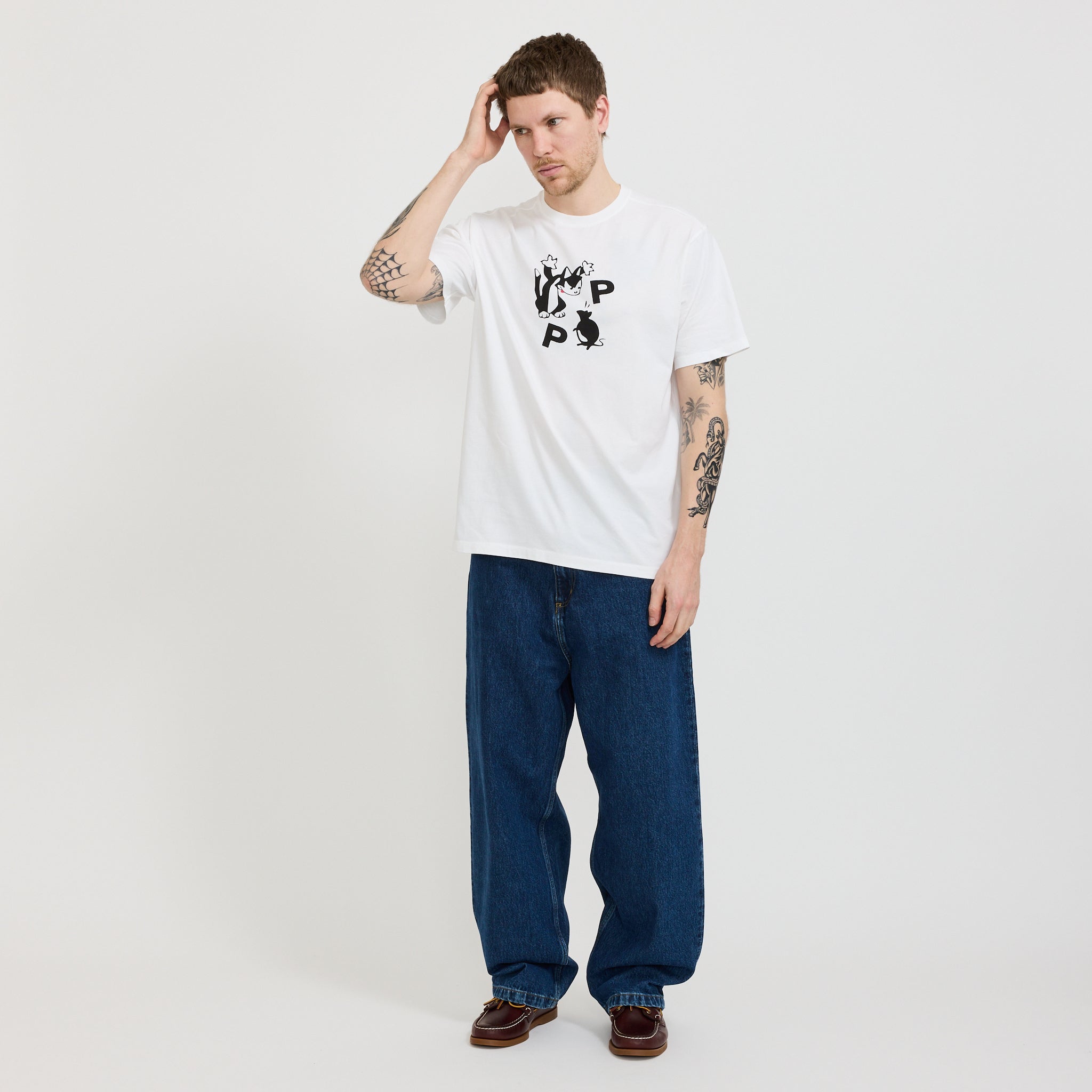 Pop Catch T-Shirt White