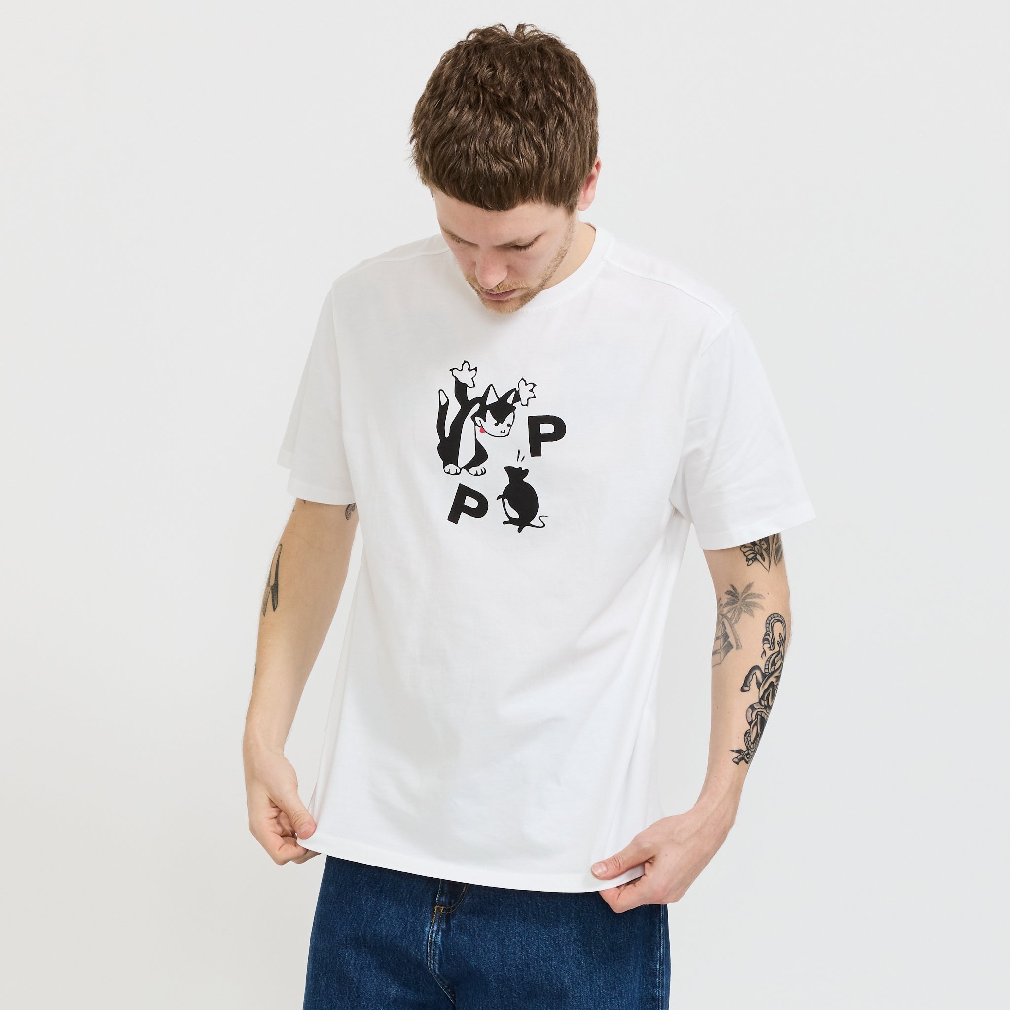 Pop Catch T-Shirt White