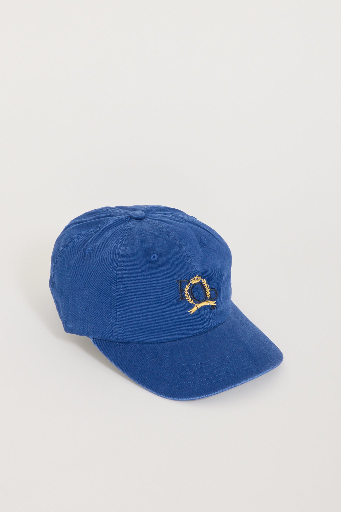 Pop Trading Company | Crest Sixpanel Hat Blue | Maplestore